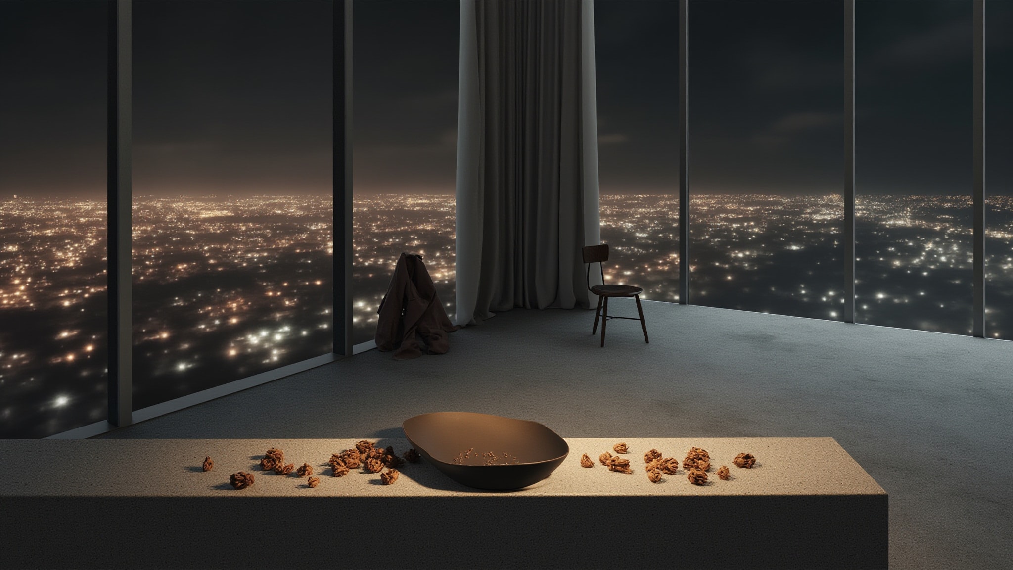 Shanghai Night by Jeanne Arthes. Atmospheric mood