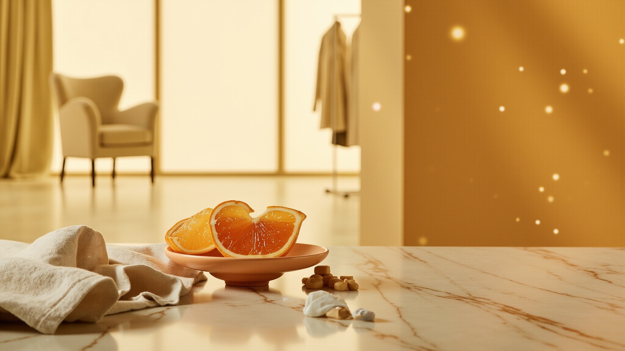 Tangerine Dream by Jeanne Arthes. Atmospheric mood