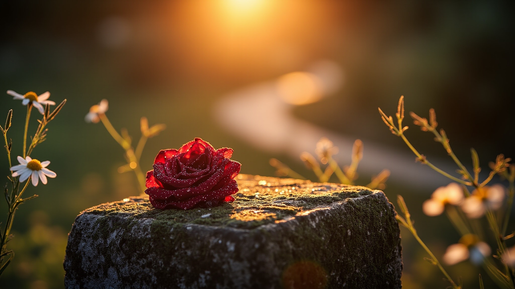 Un Matin Dans La Roseraie by Jeanne en Provence. Atmospheric mood