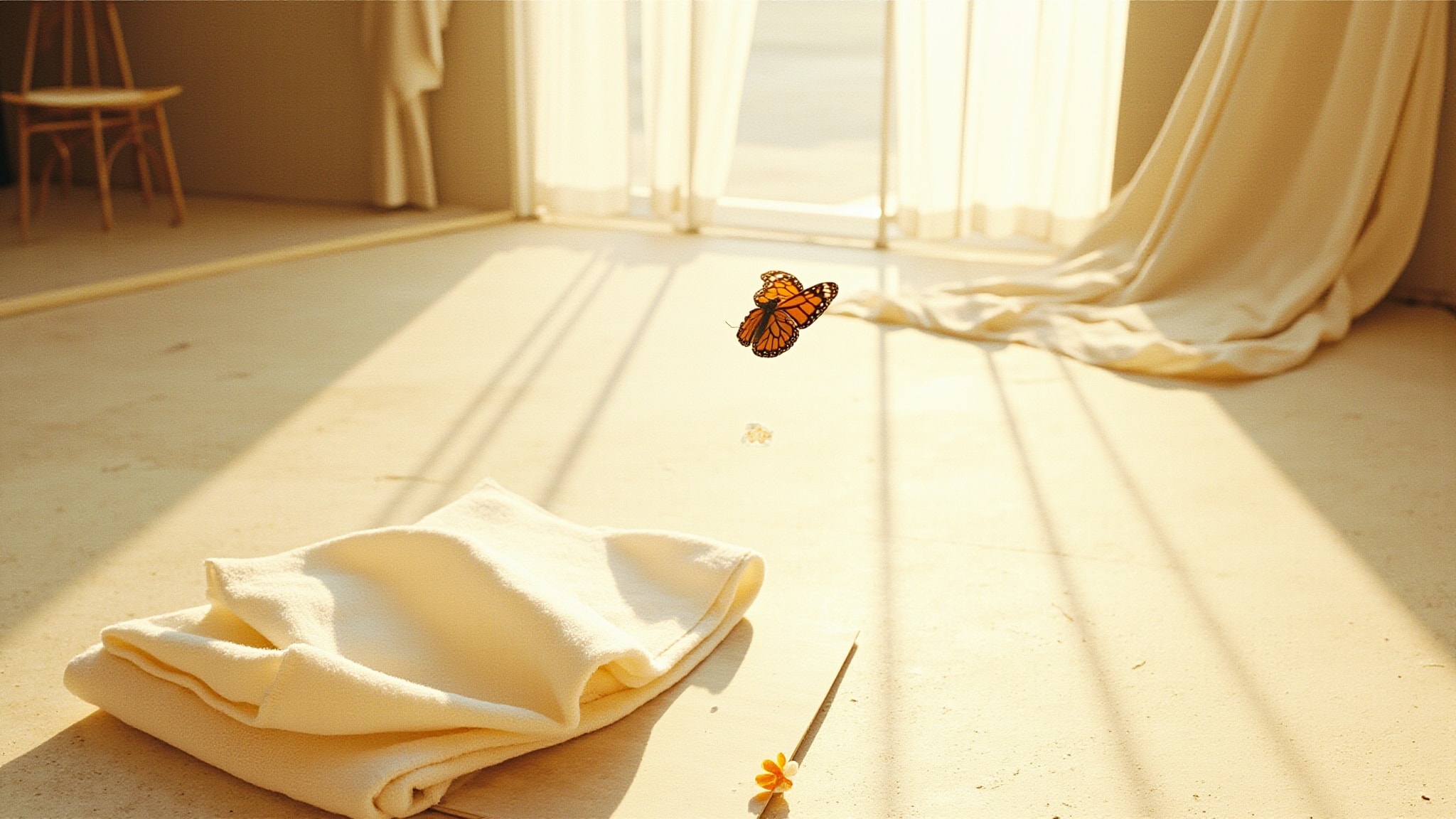 Orange Butterflies by Jo Loves. Atmospheric mood