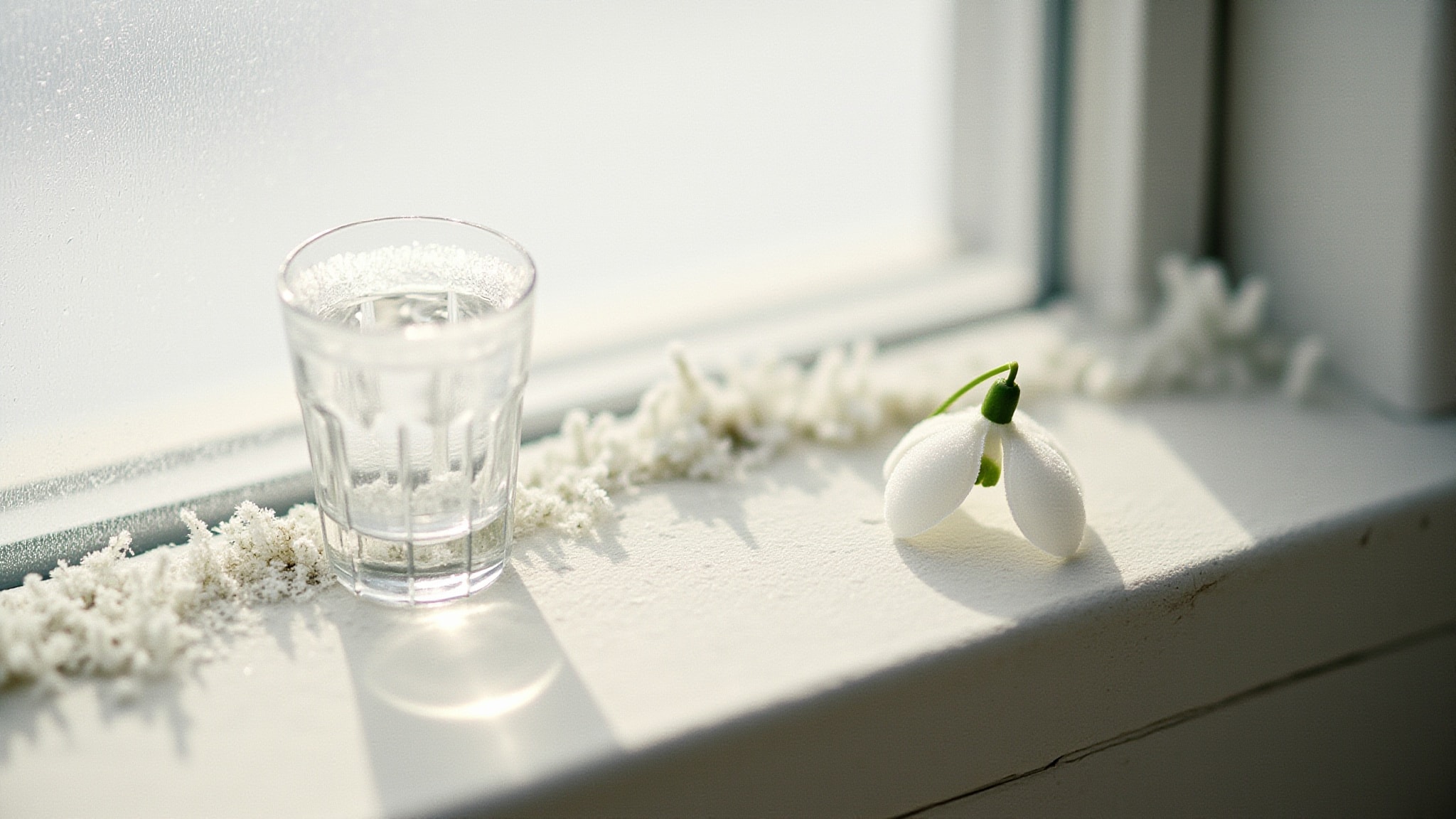 White Moss & Snowdrop Cologne Limited Edition by Jo Malone London. Atmospheric mood