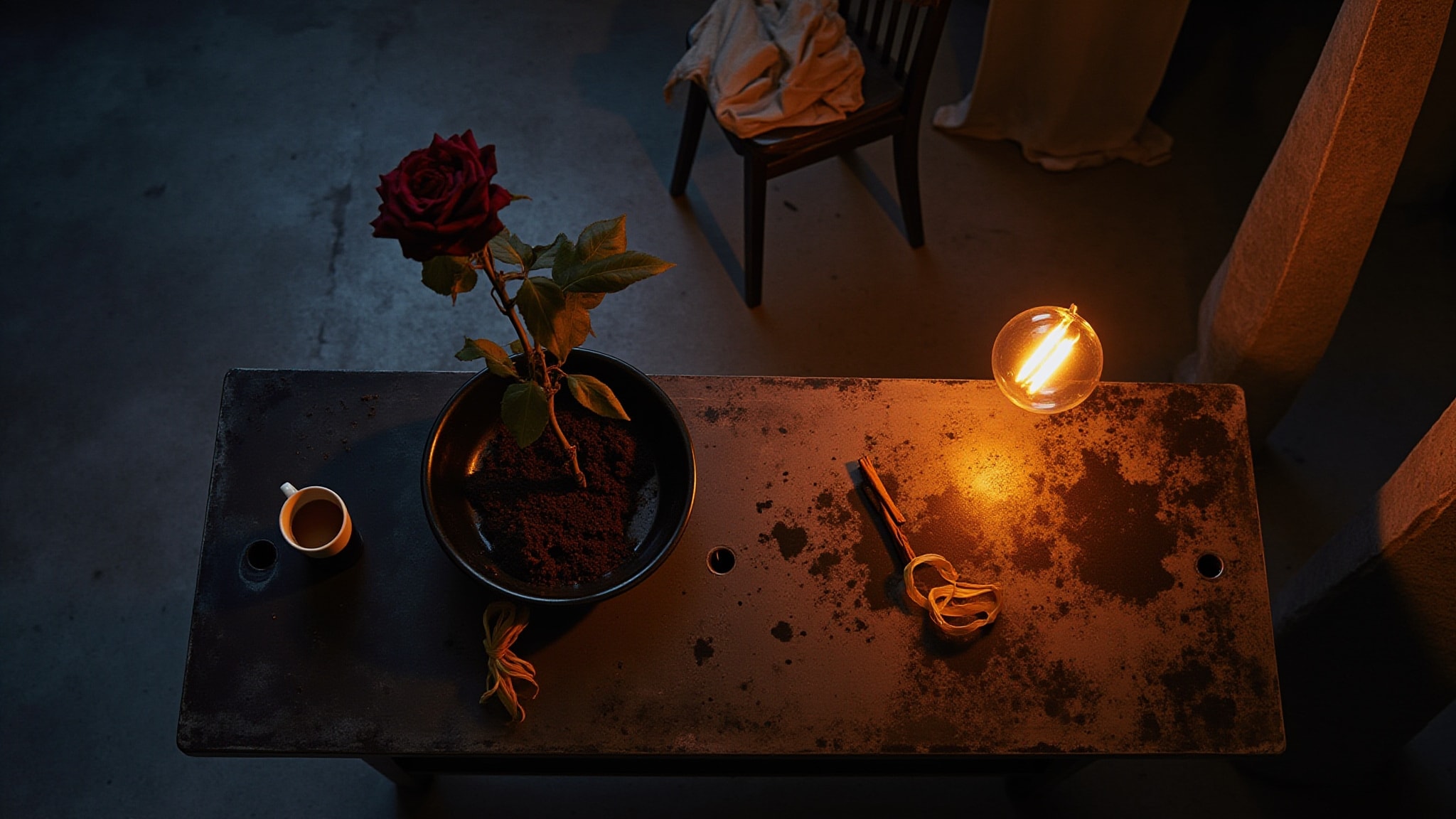 Lost Rose by John Richmond. Atmospheric mood