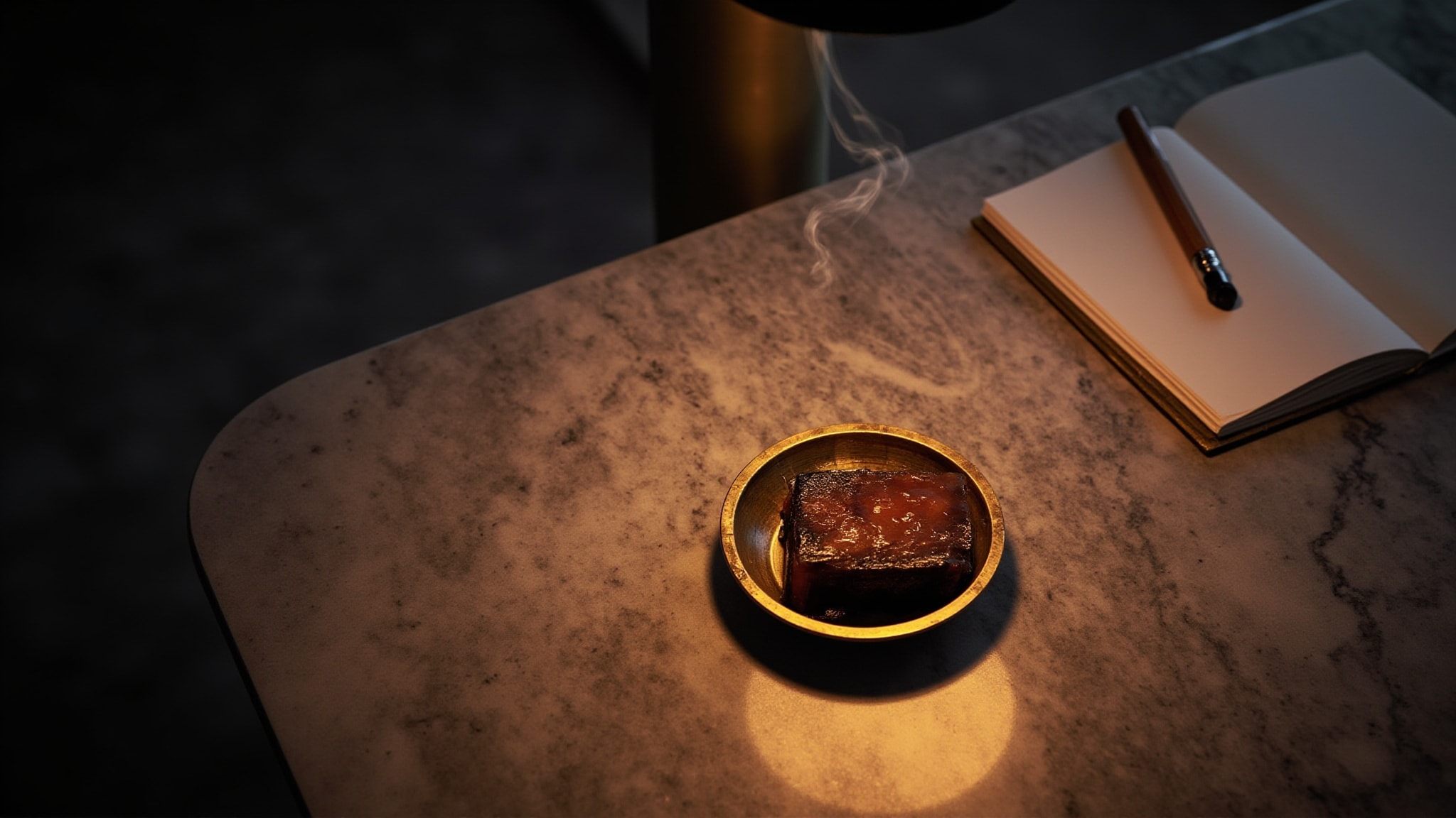 Gourmand Bakhoor Dehn Al Oud by Jousset Parfums. Atmospheric mood