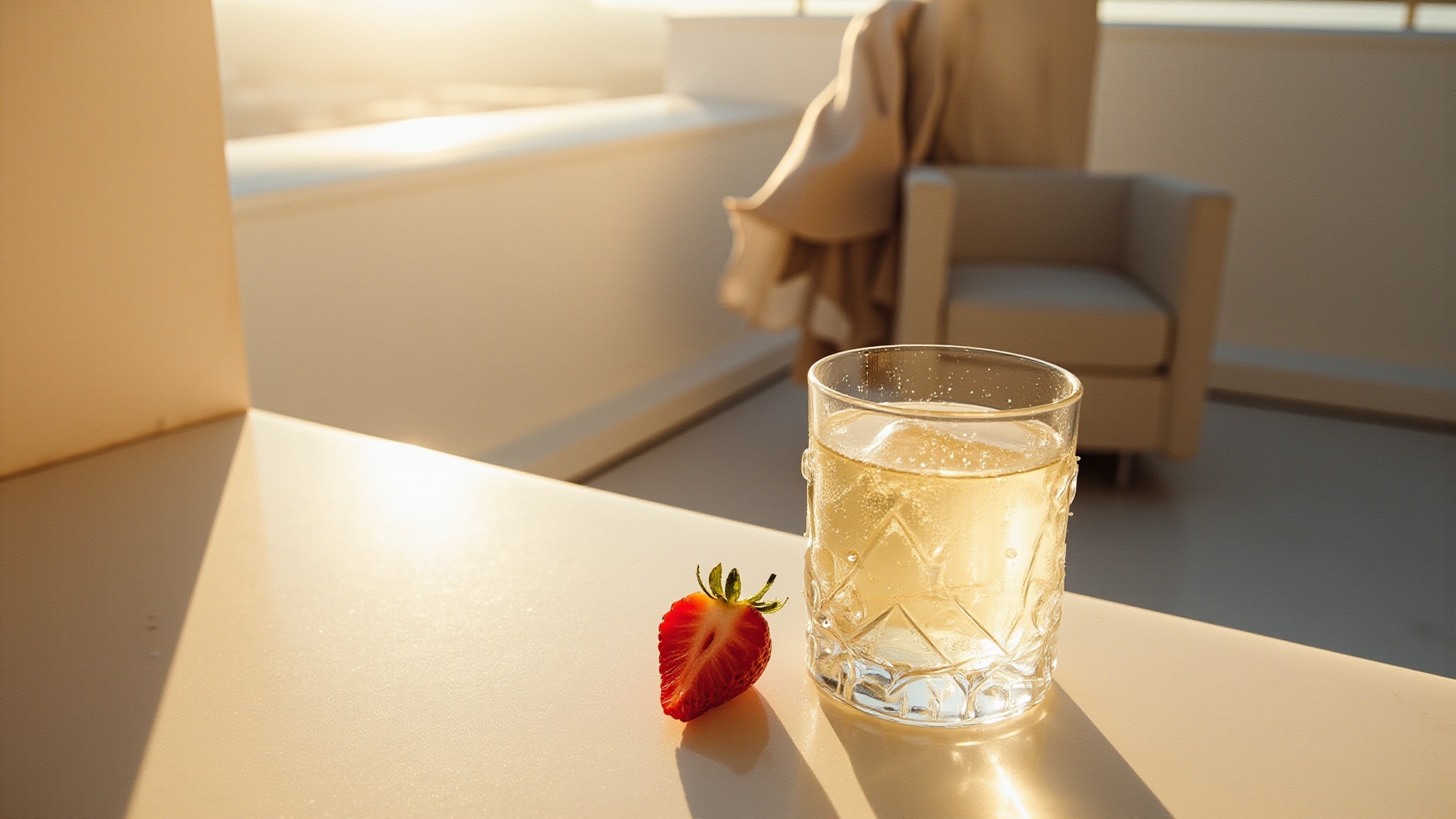 Strawberry Champagne by Judith Williams. Atmospheric mood
