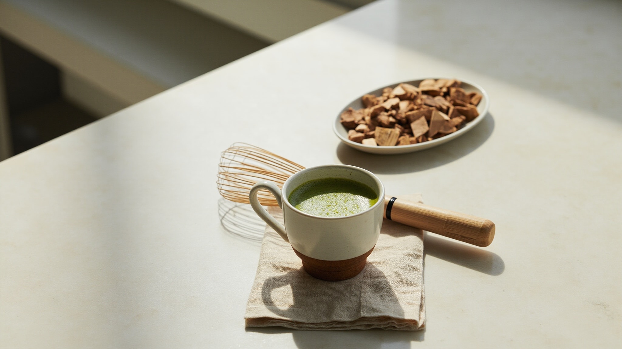 Matcha Latte by Juliet Rose. Atmospheric mood