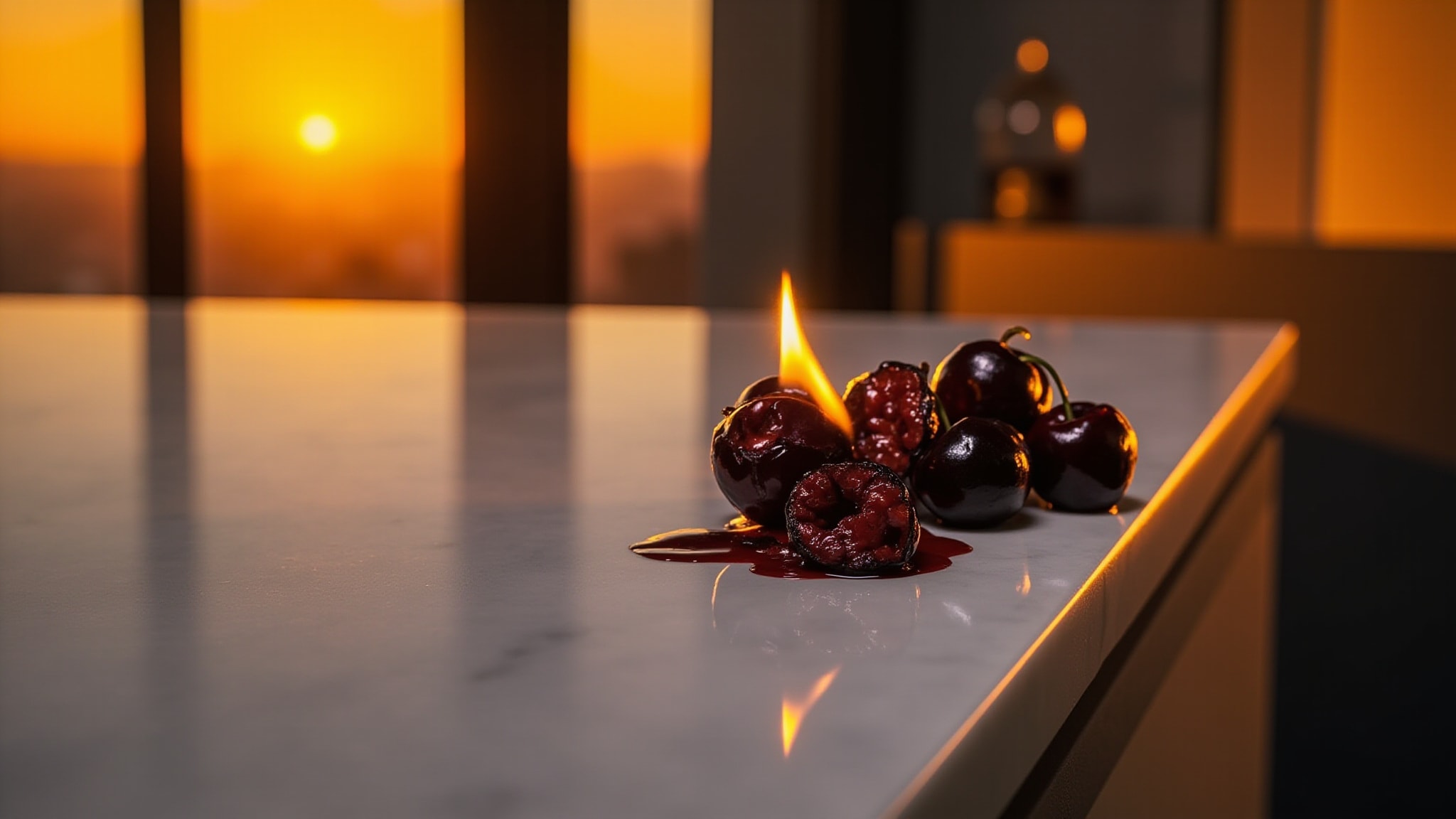 Lovefest Burning Cherry | 48 All Over Body Spray by Kayali. Atmospheric mood