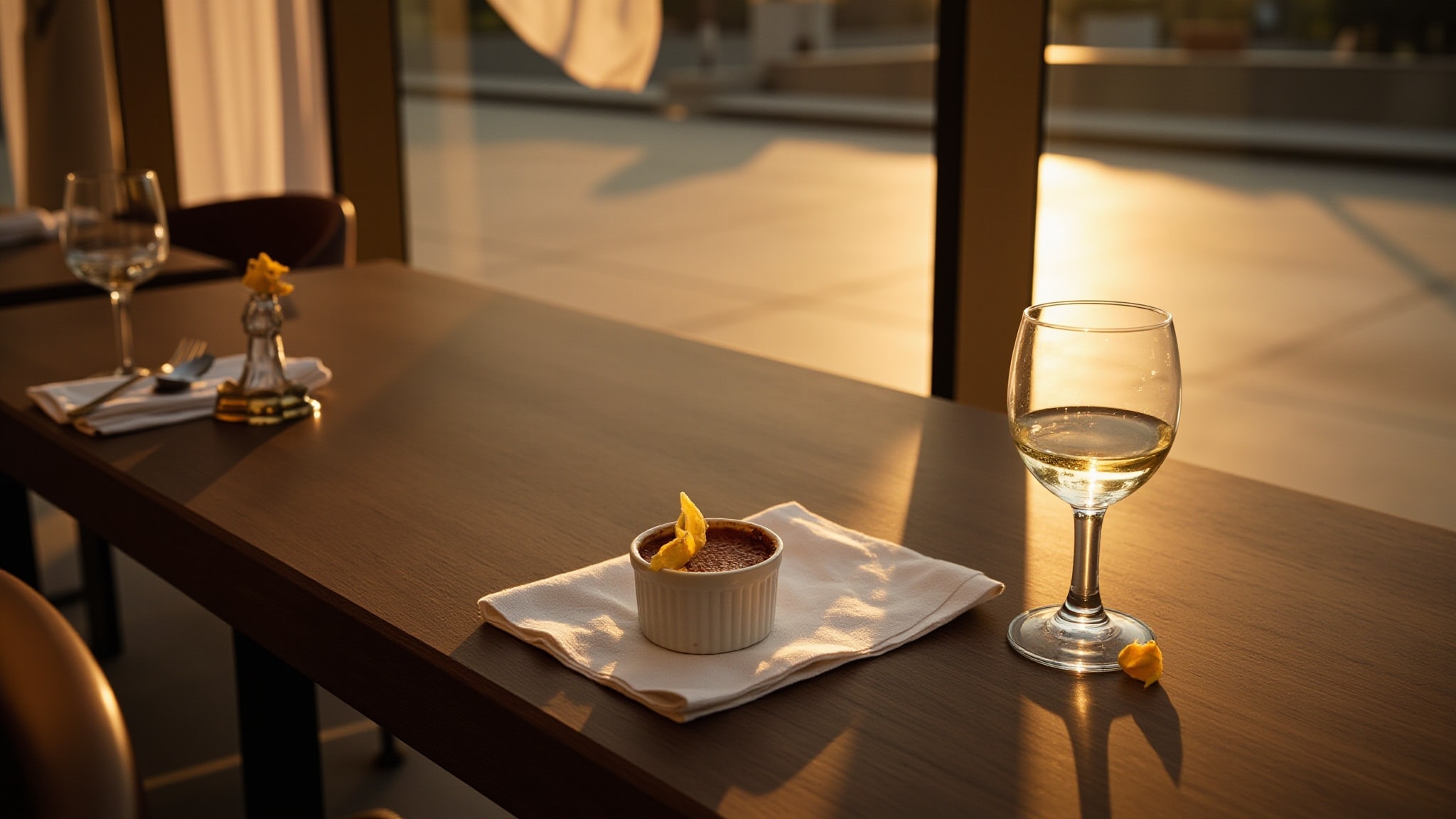 Notes of Chardonnay Reserve by Kelly & Jones. Atmospheric mood
