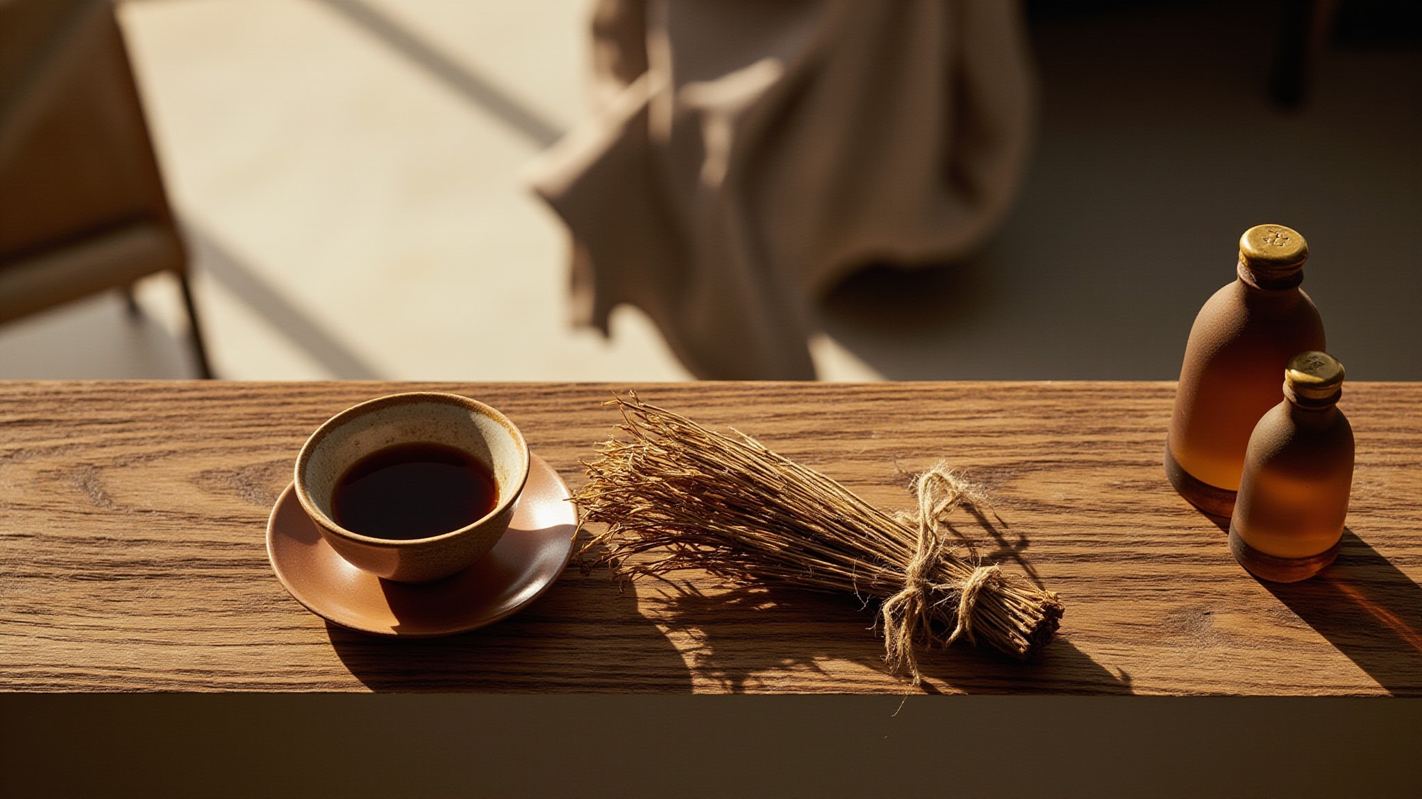 Aromatic Blends: Vetiver & Black Tea by Kiehl's. Atmospheric mood