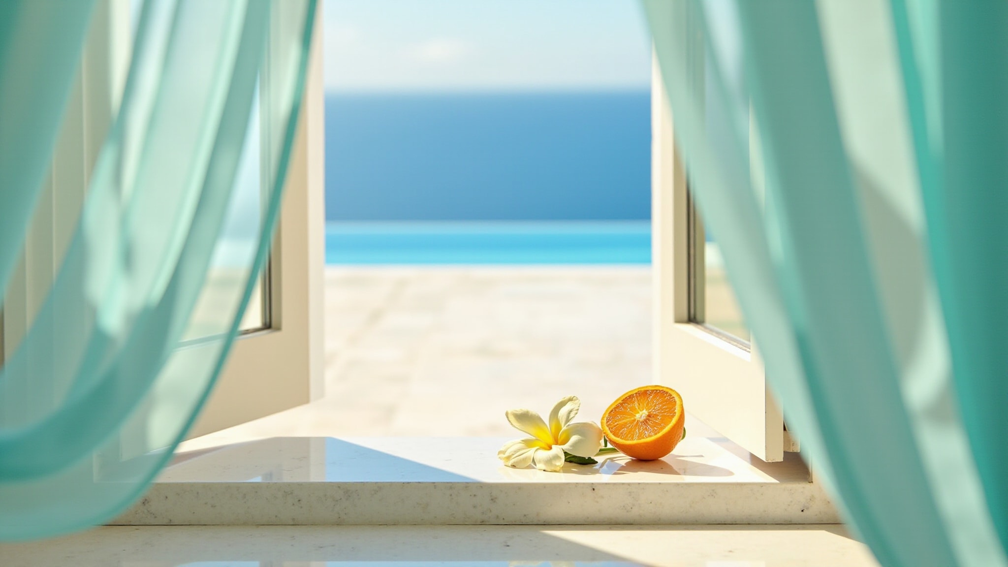 Turquoise Mist Tiare & Neroli by Kiko Milano. Atmospheric mood