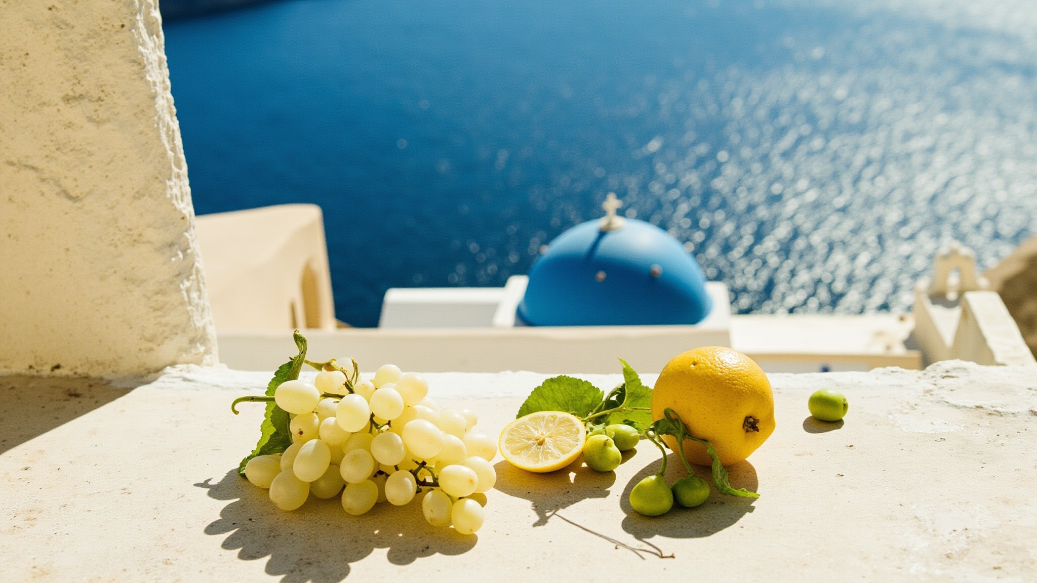 Santorini Vine Eau de Cologne by Korres. Atmospheric mood