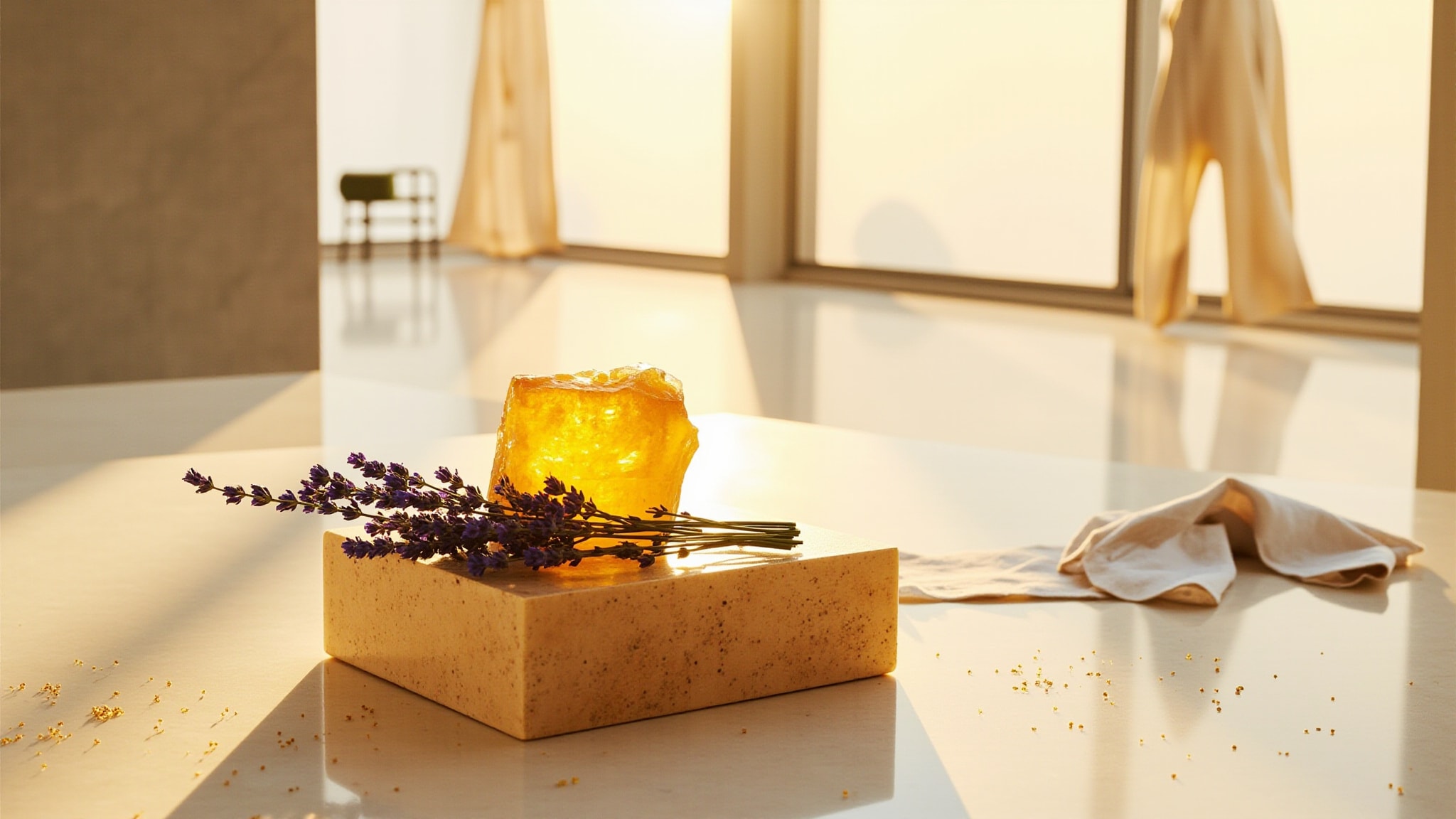 Terre de Lumiere Sparkling Edition In Oil by L'Occitane en Provence. Atmospheric mood
