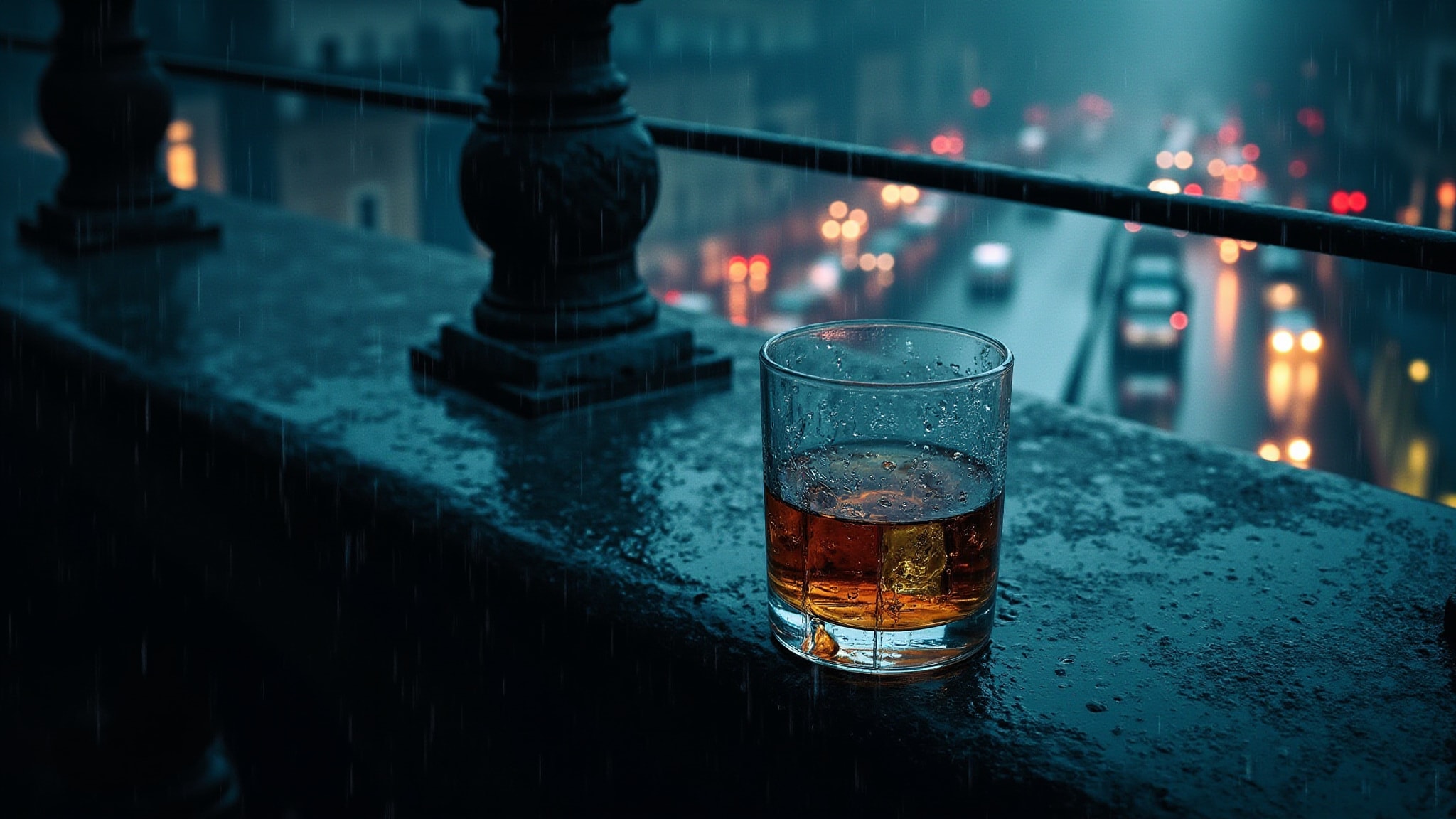La Nuit de L'Homme Le Parfum by Yves Saint Laurent. Atmospheric mood