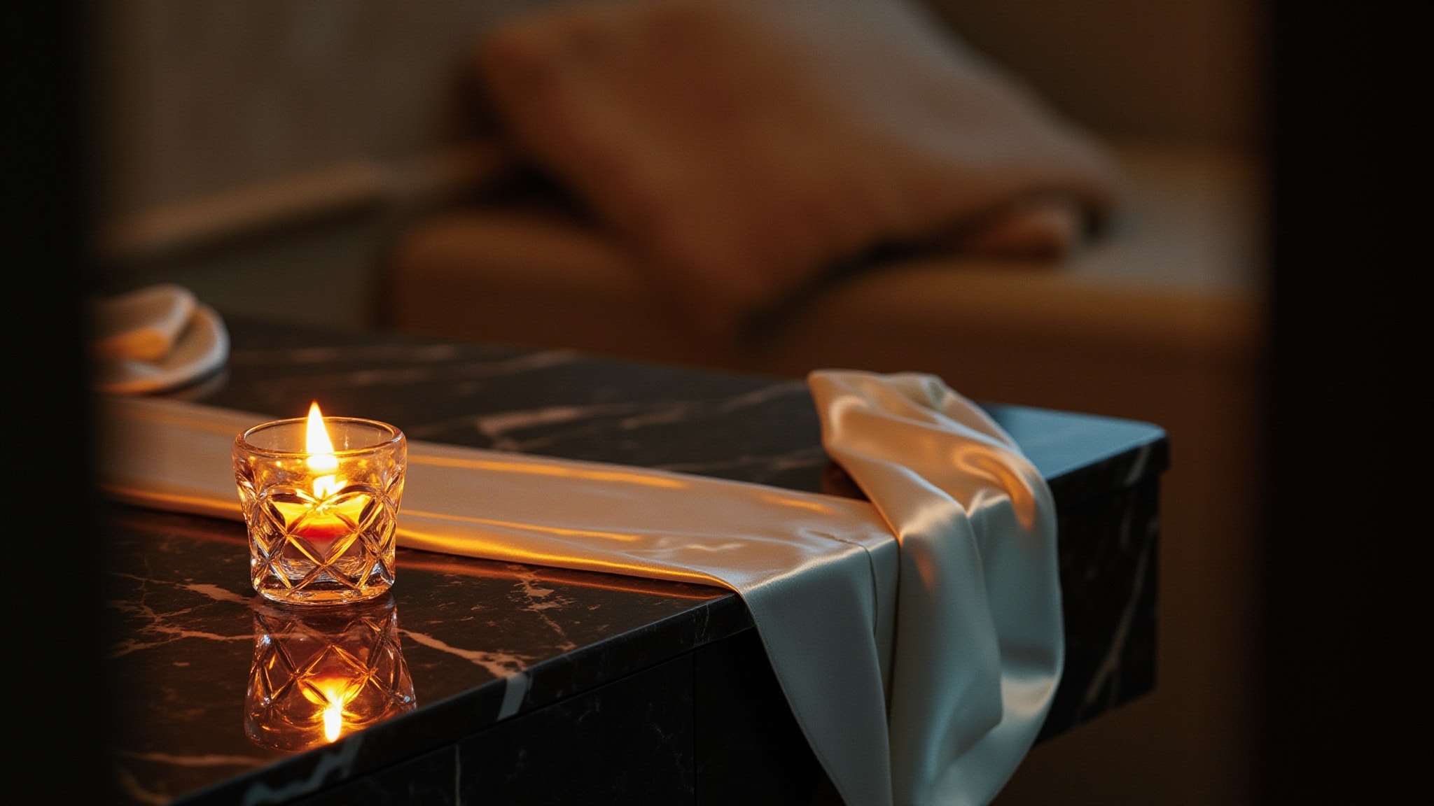Satine Crystal Extract de Parfum by Lalique. Atmospheric mood
