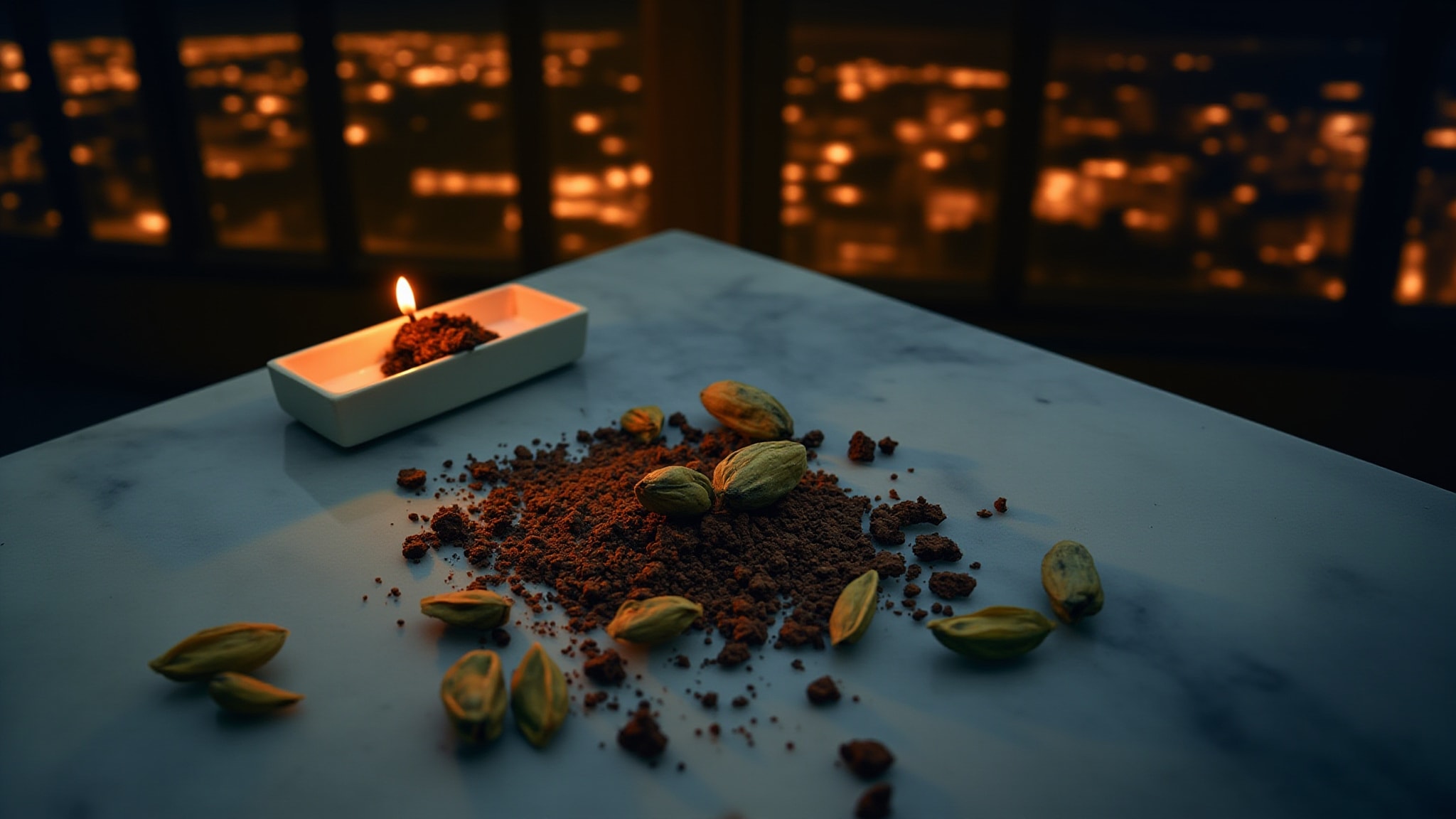 Nuits Enchantees by Laura Mercier. Atmospheric mood