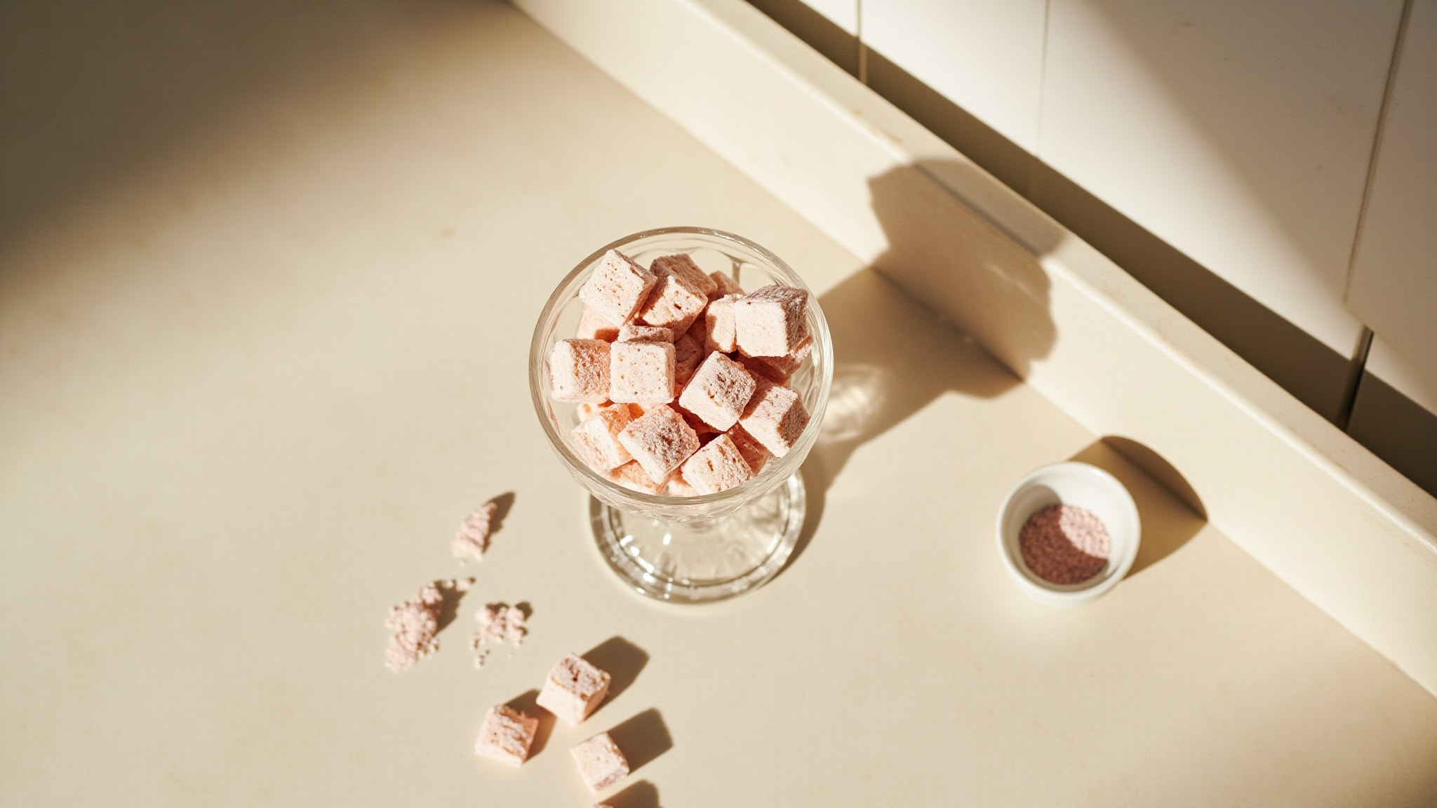 Macaron Rosé by Le Monde Gourmand. Atmospheric mood