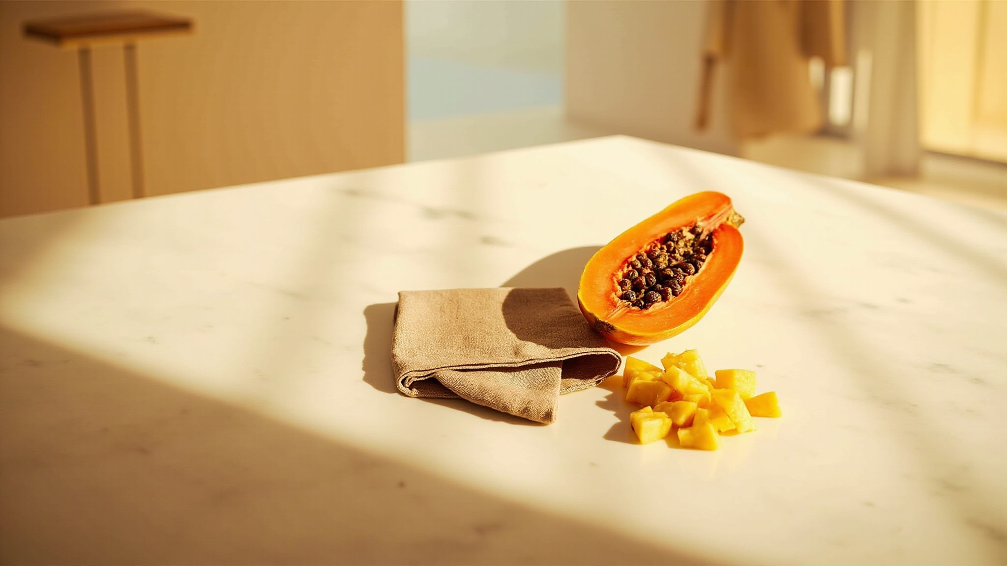 Papaye Tropique by Le Monde Gourmand. Atmospheric mood