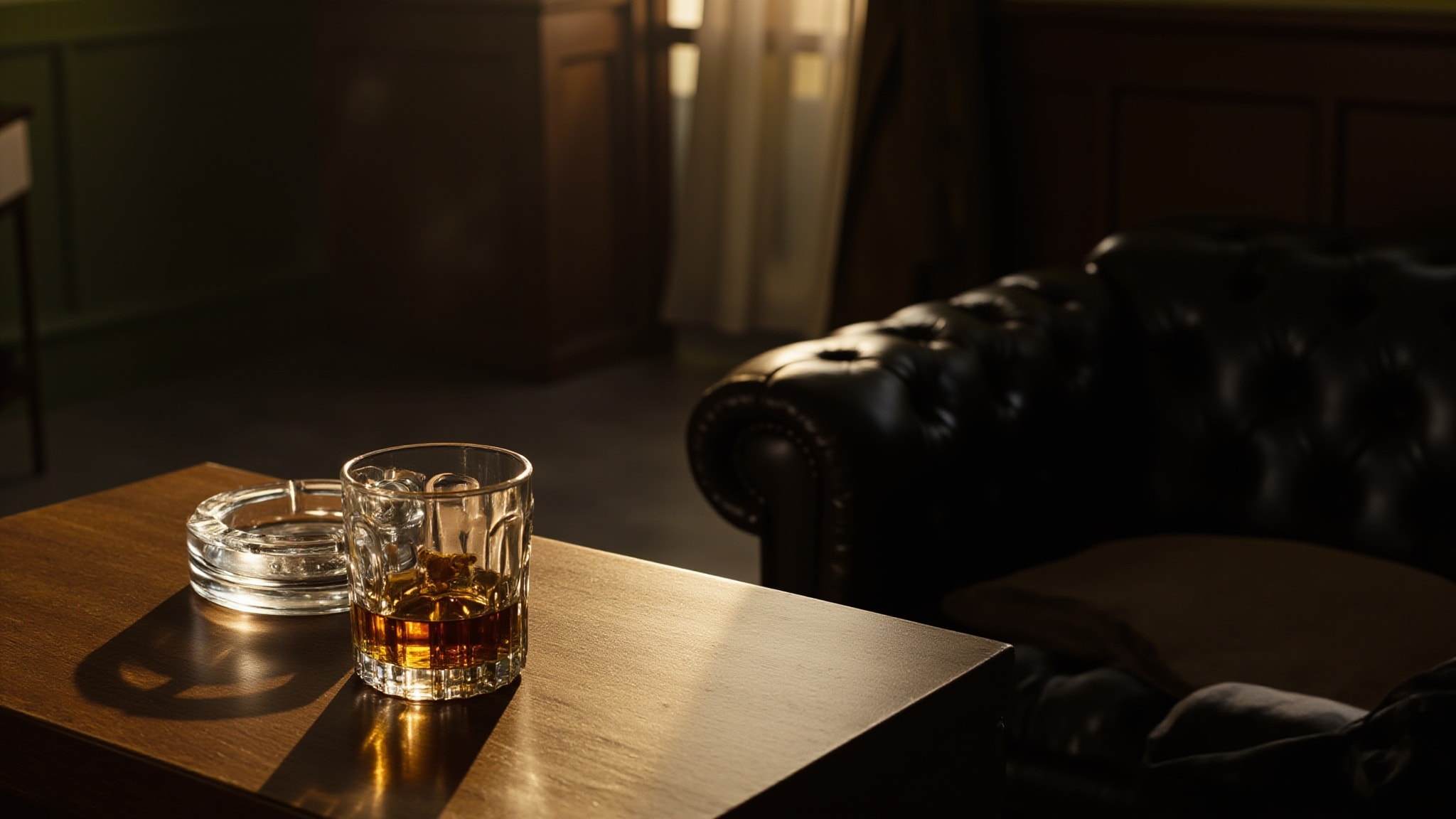 Leather Couch by Antonio Maretti. Atmospheric mood