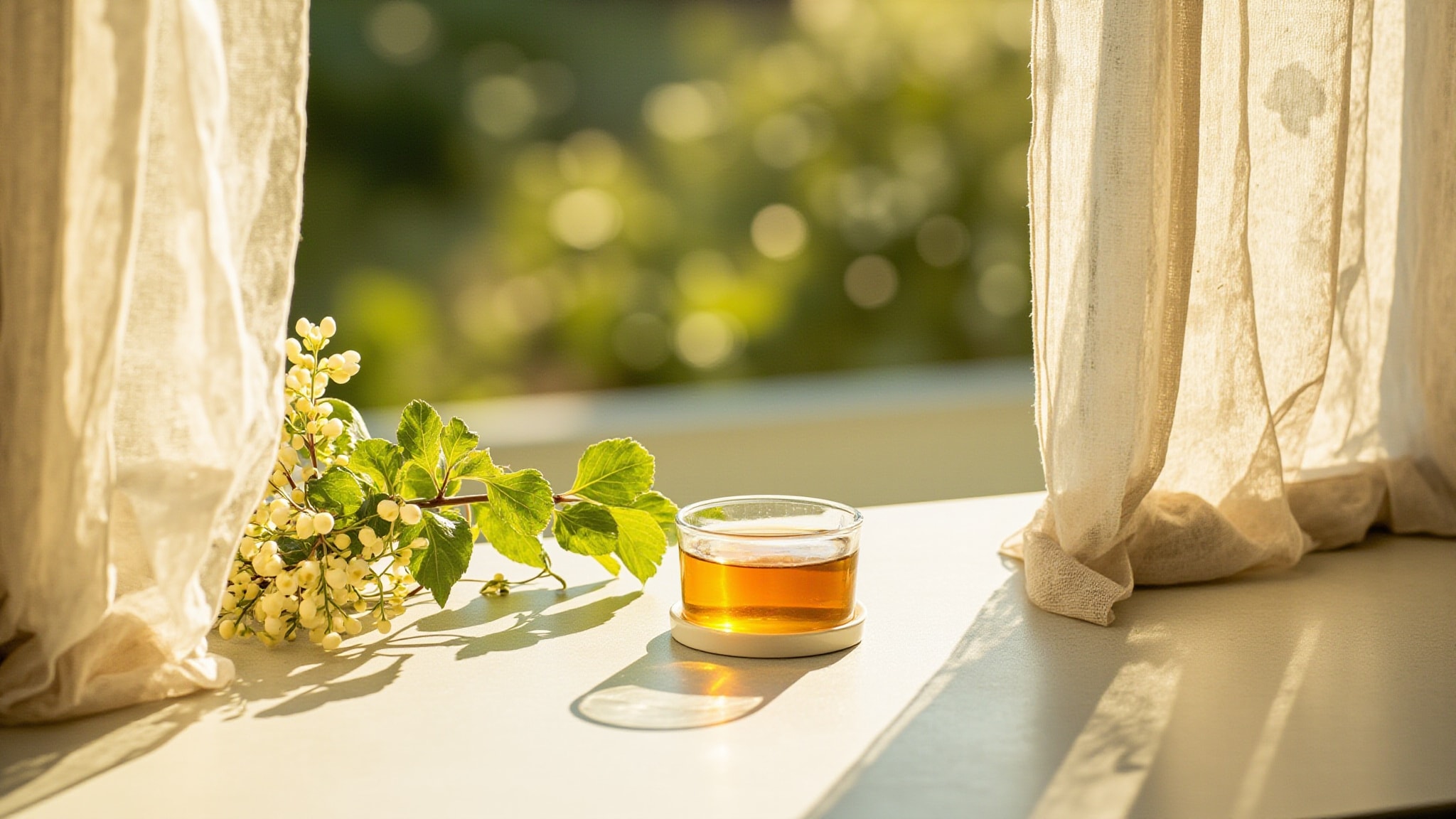 Linden by Library of Flowers. Atmospheric mood