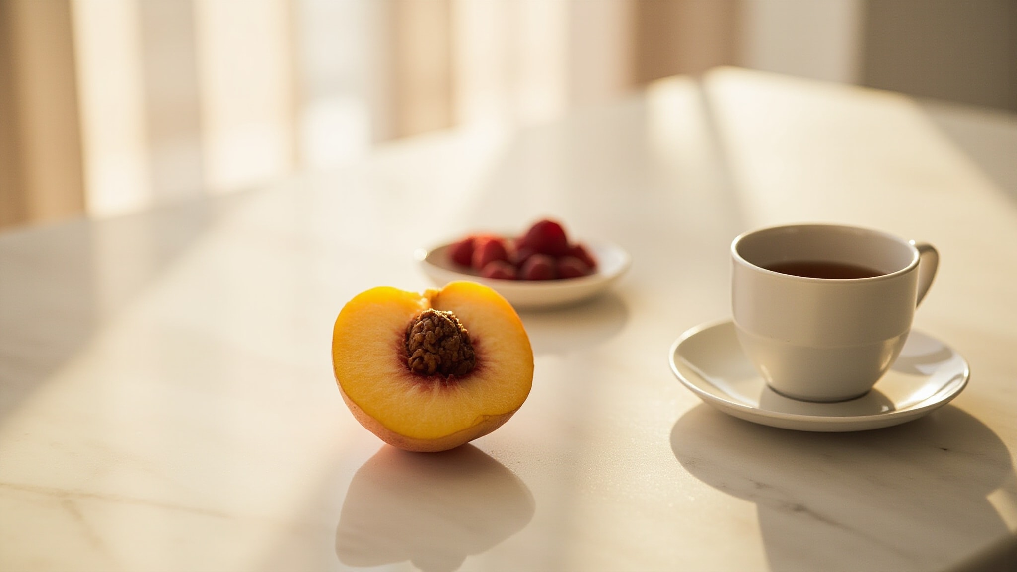 Peach & Tea by LOE. Atmospheric mood
