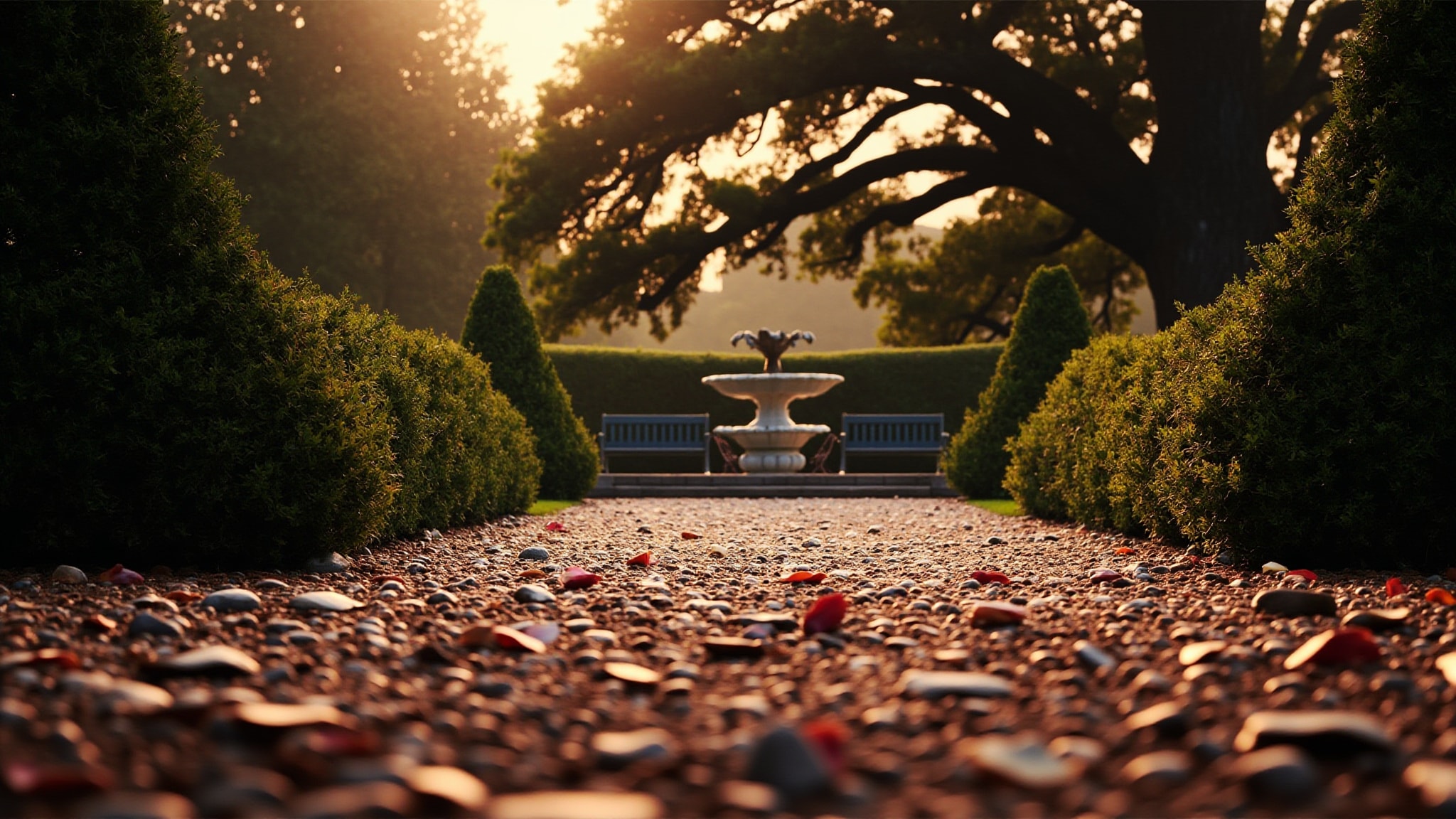 Atardecer en los Jardines del Buen Retiro by Loewe. Atmospheric mood