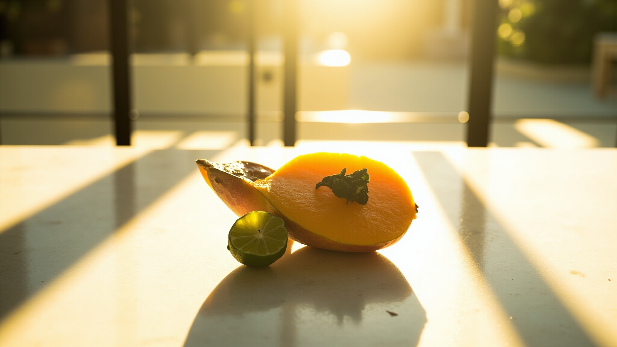 Mango & Mint Leaves by LOIVIE. Atmospheric mood