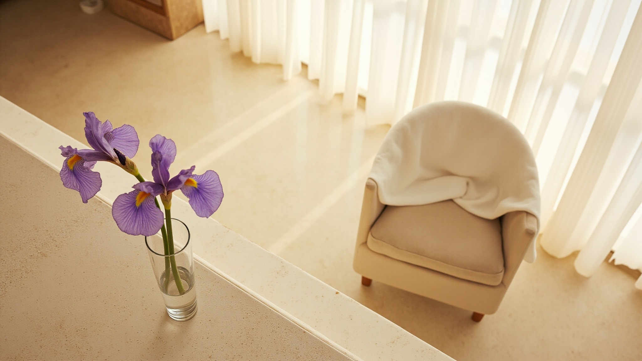 Flower by Mahogany. Atmospheric mood