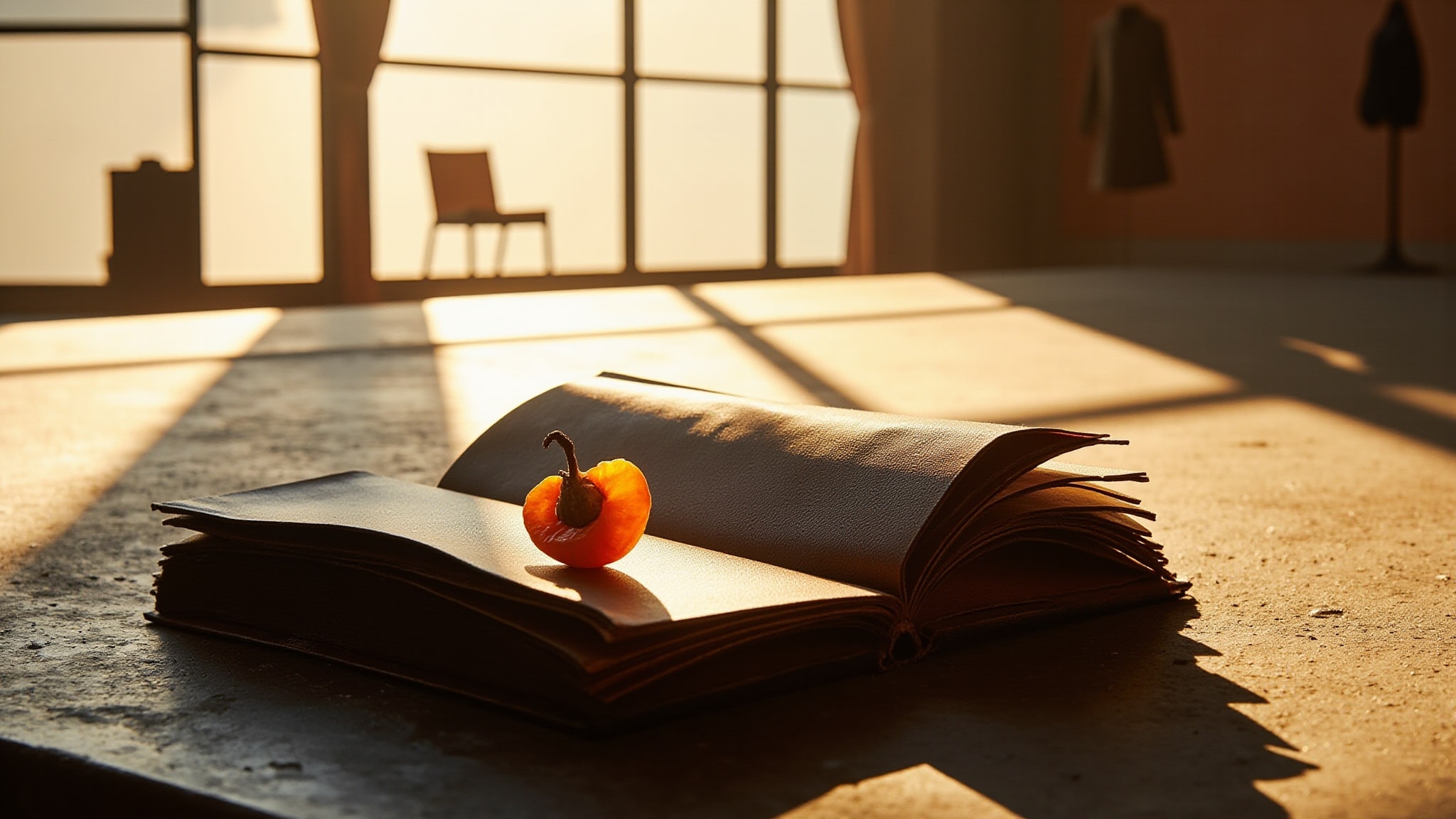 Apricot Uppercut by Maie Piou. Atmospheric mood