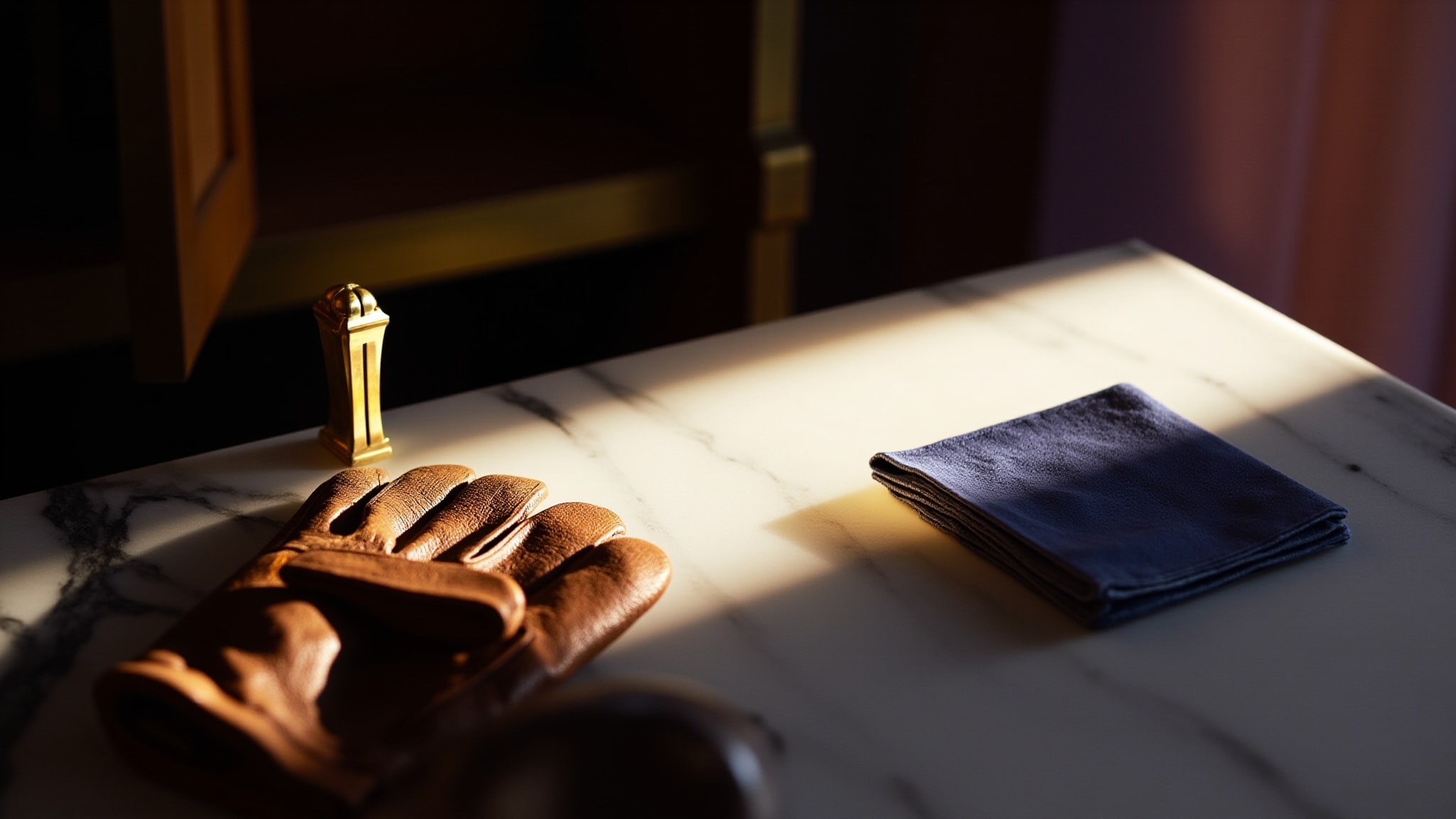 Saffron Leather by Maison IRFÉ. Atmospheric mood