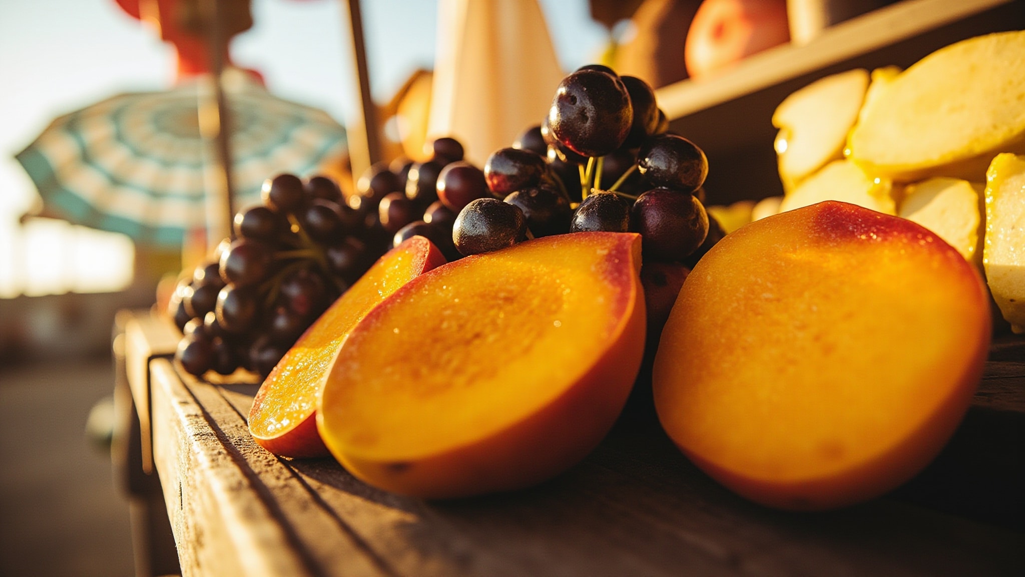 Mango Smoothie by Jeanne Arthes. Atmospheric mood