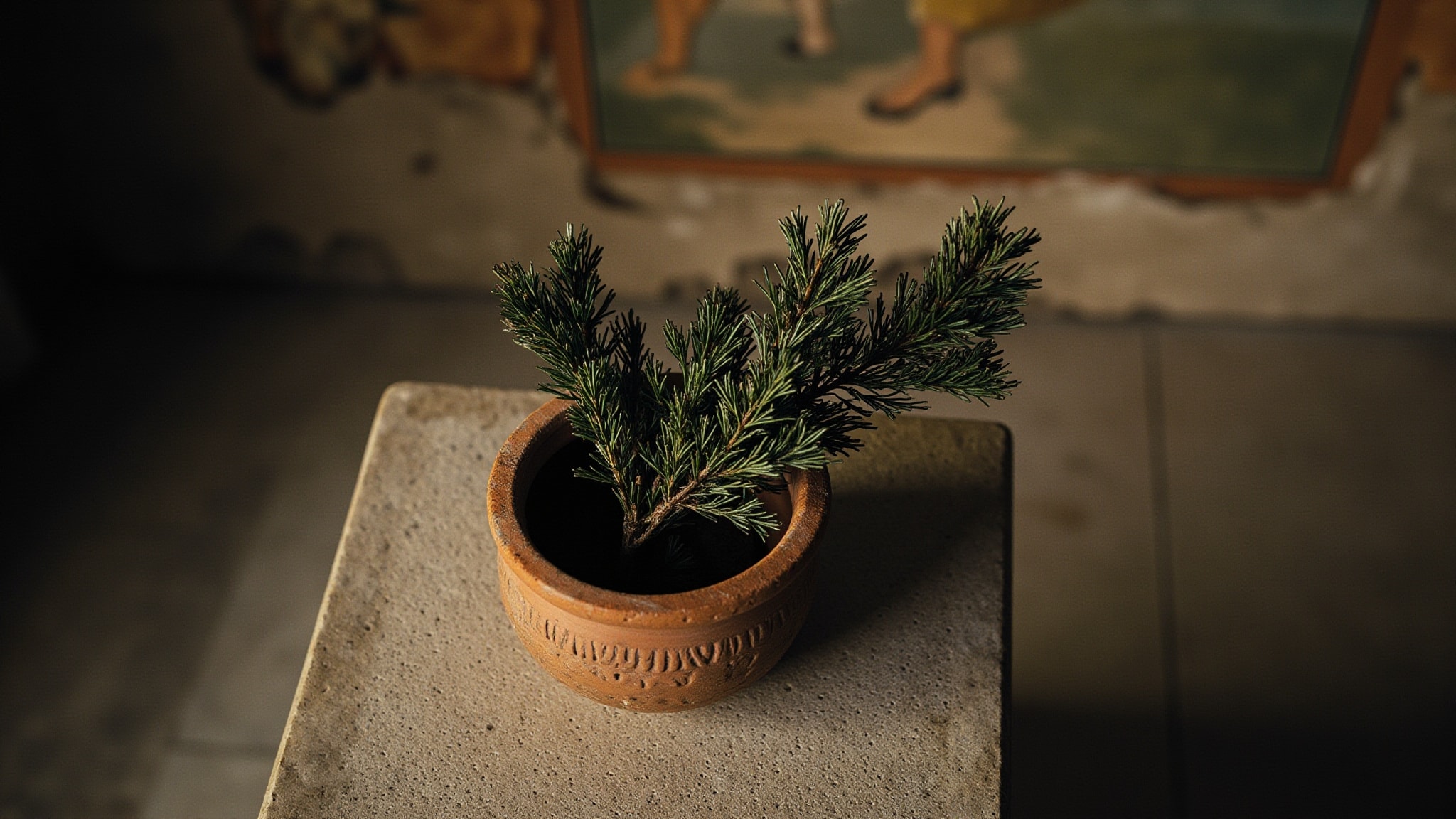 Viridarium by Maria Candida Gentile. Atmospheric mood