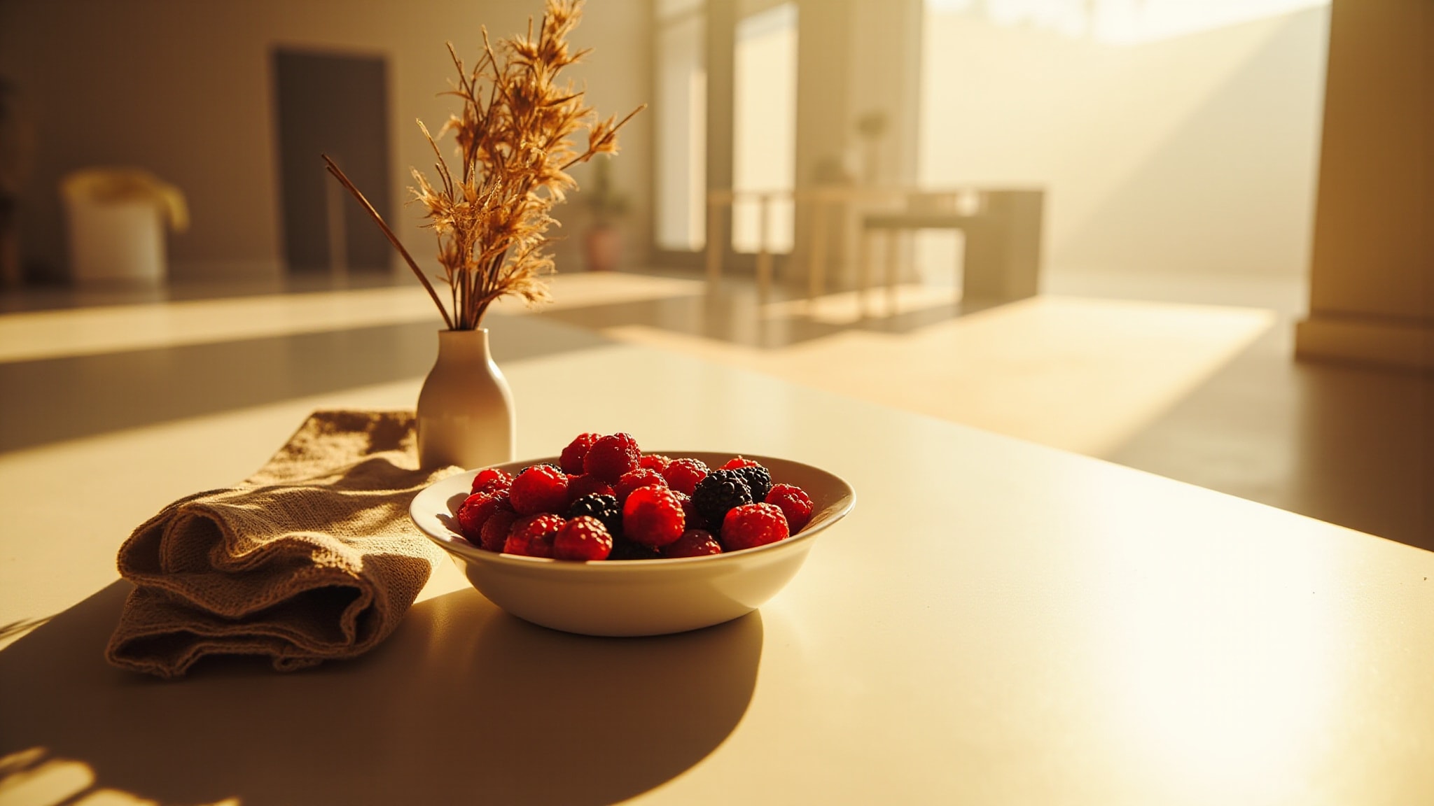 Red Berries & Rose by Marks & Spencer. Atmospheric mood