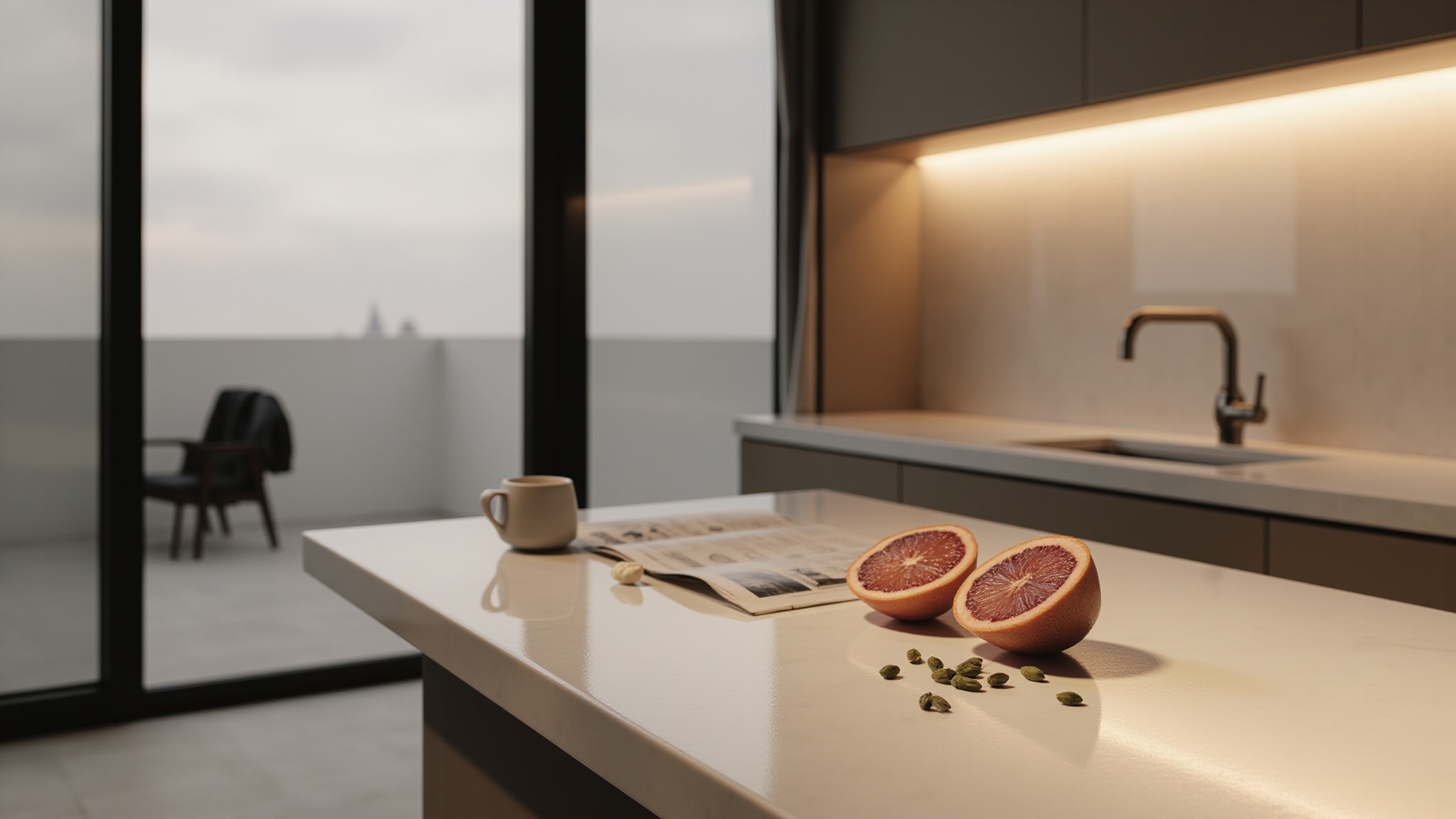 Suede at Dawn by Massimo Dutti. Atmospheric mood