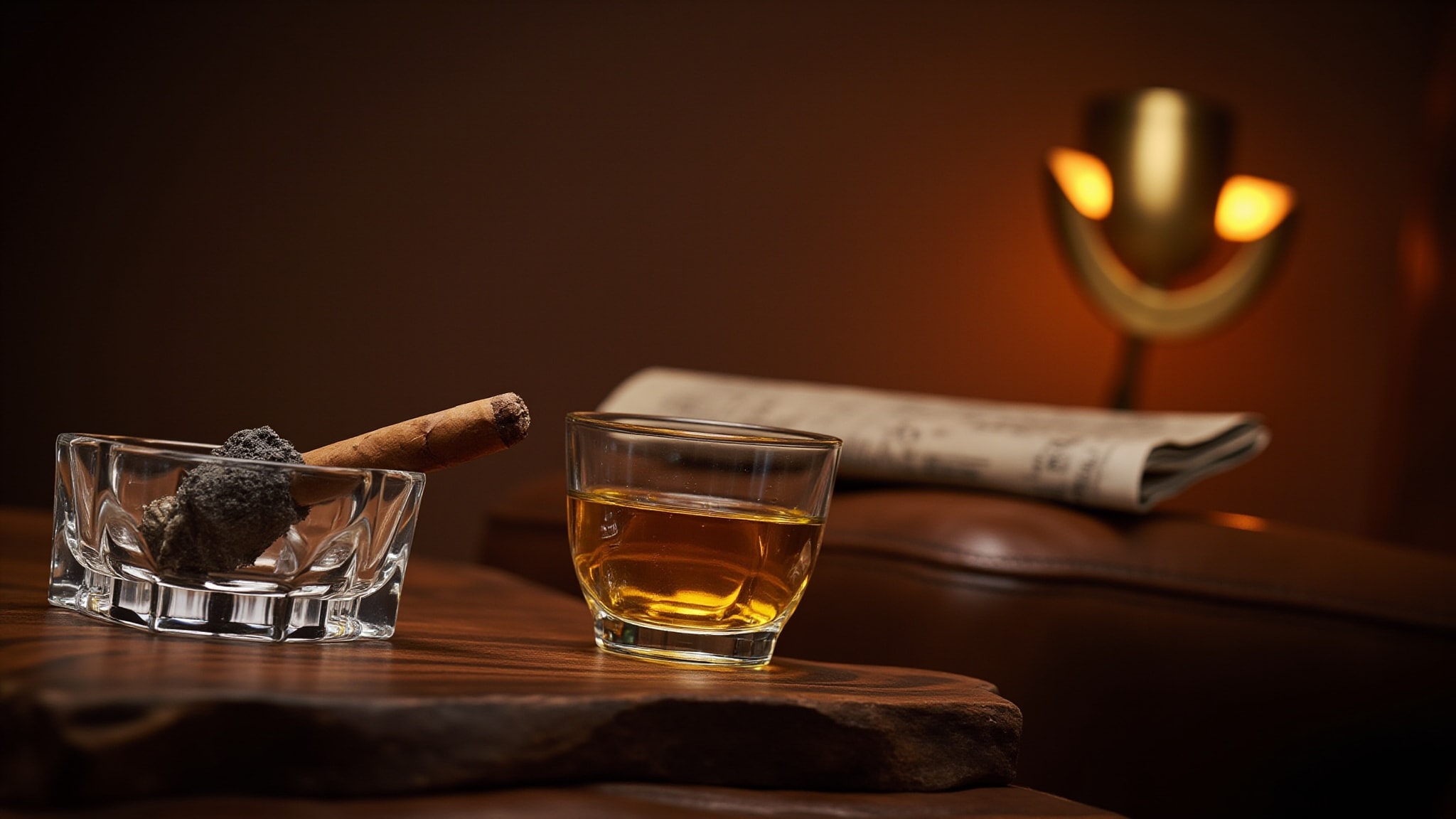 Cigar Bar by Max Philip. Atmospheric mood