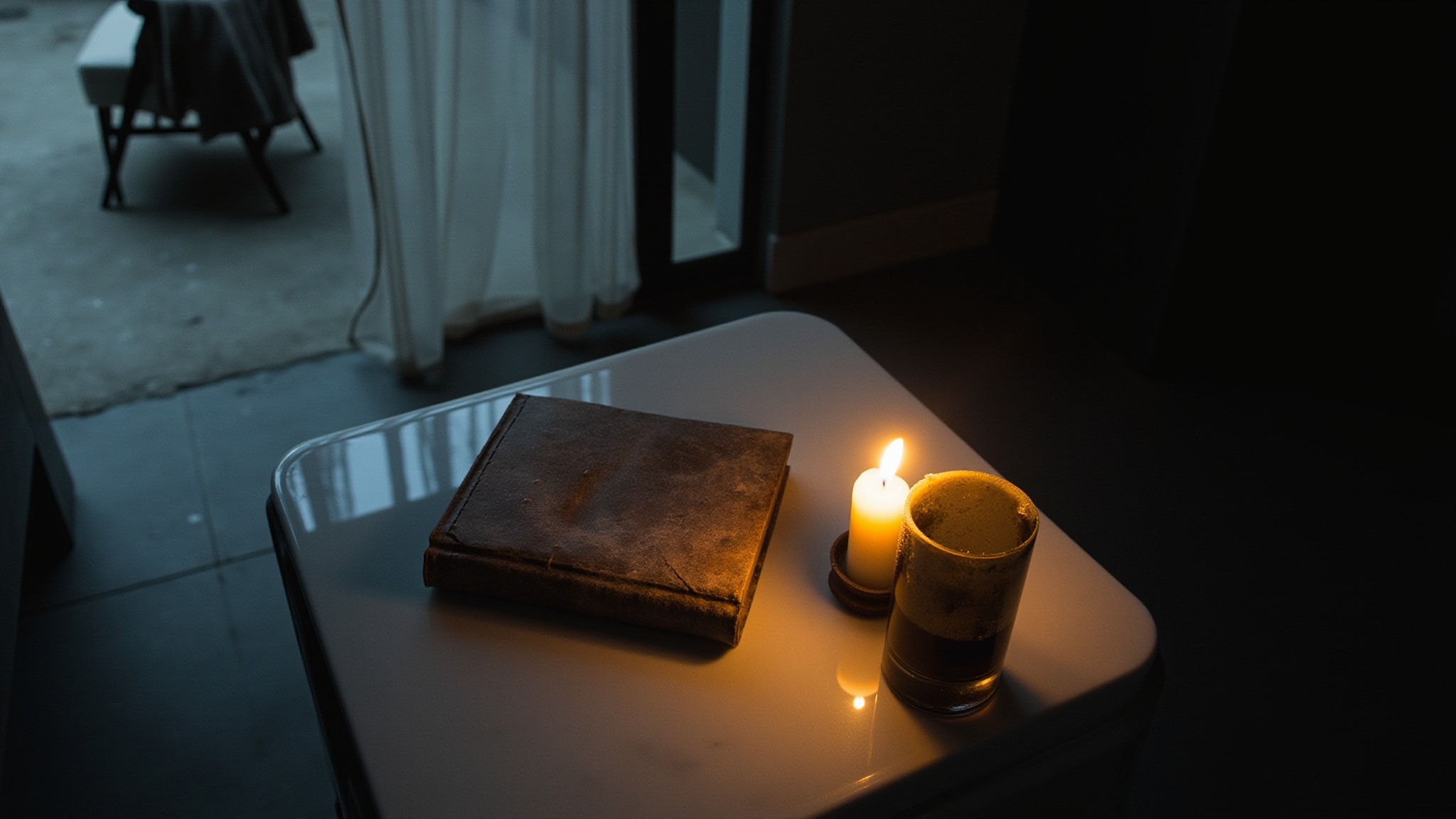 Candle Lit Evening by Memoire Archives. Atmospheric mood