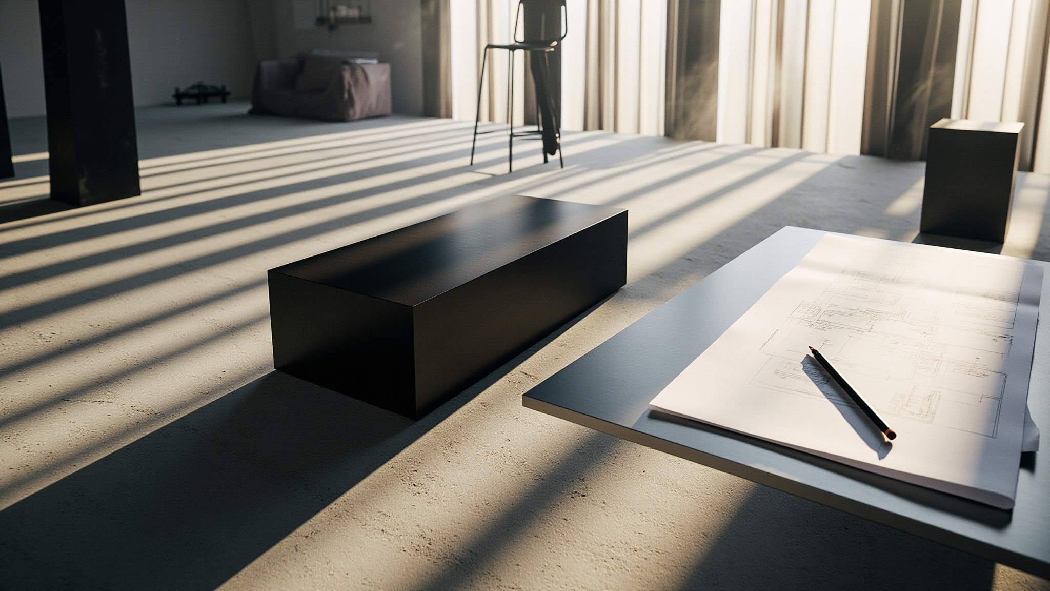 Jet Black Mahogany by Michael Malul London. Atmospheric mood
