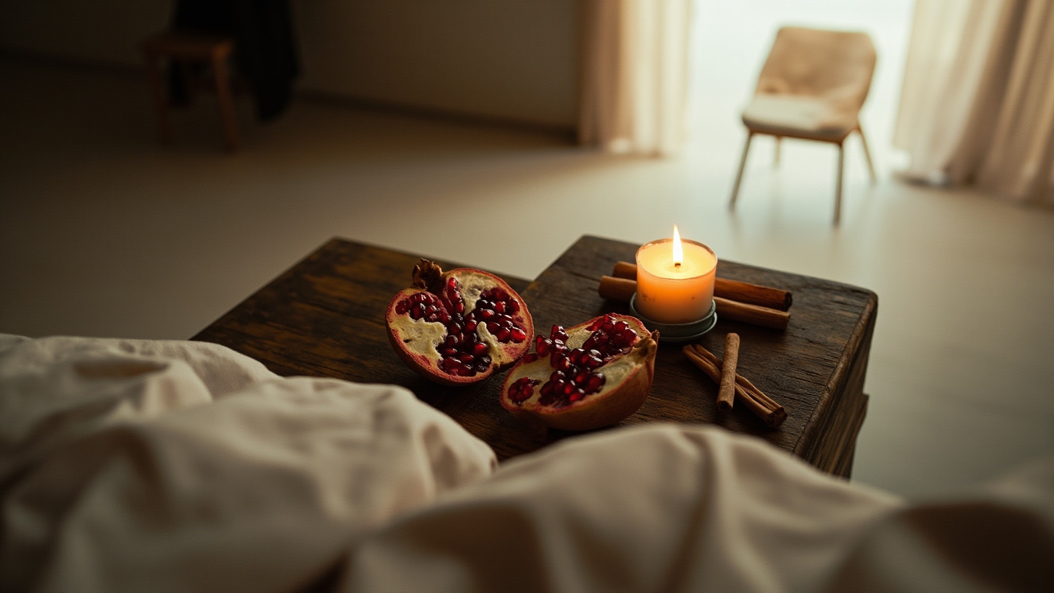 Midnight Pomegranate by Bath & Body Works. Atmospheric mood