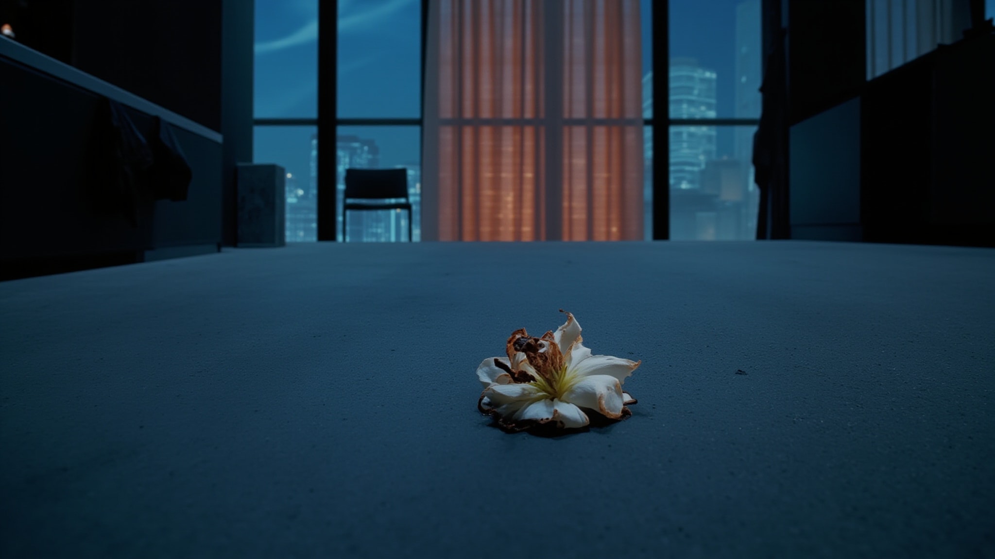 Burnt Flower by Miguel Matos. Atmospheric mood