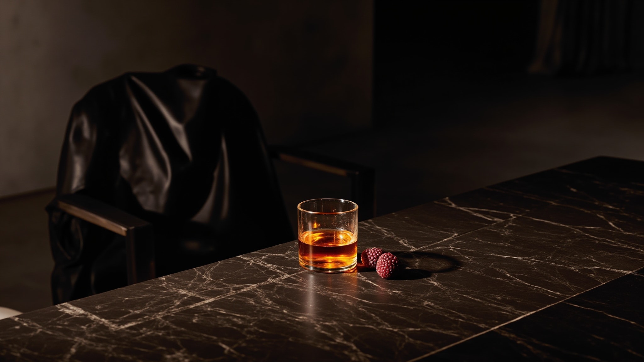 Dark Leather by Mith. Atmospheric mood