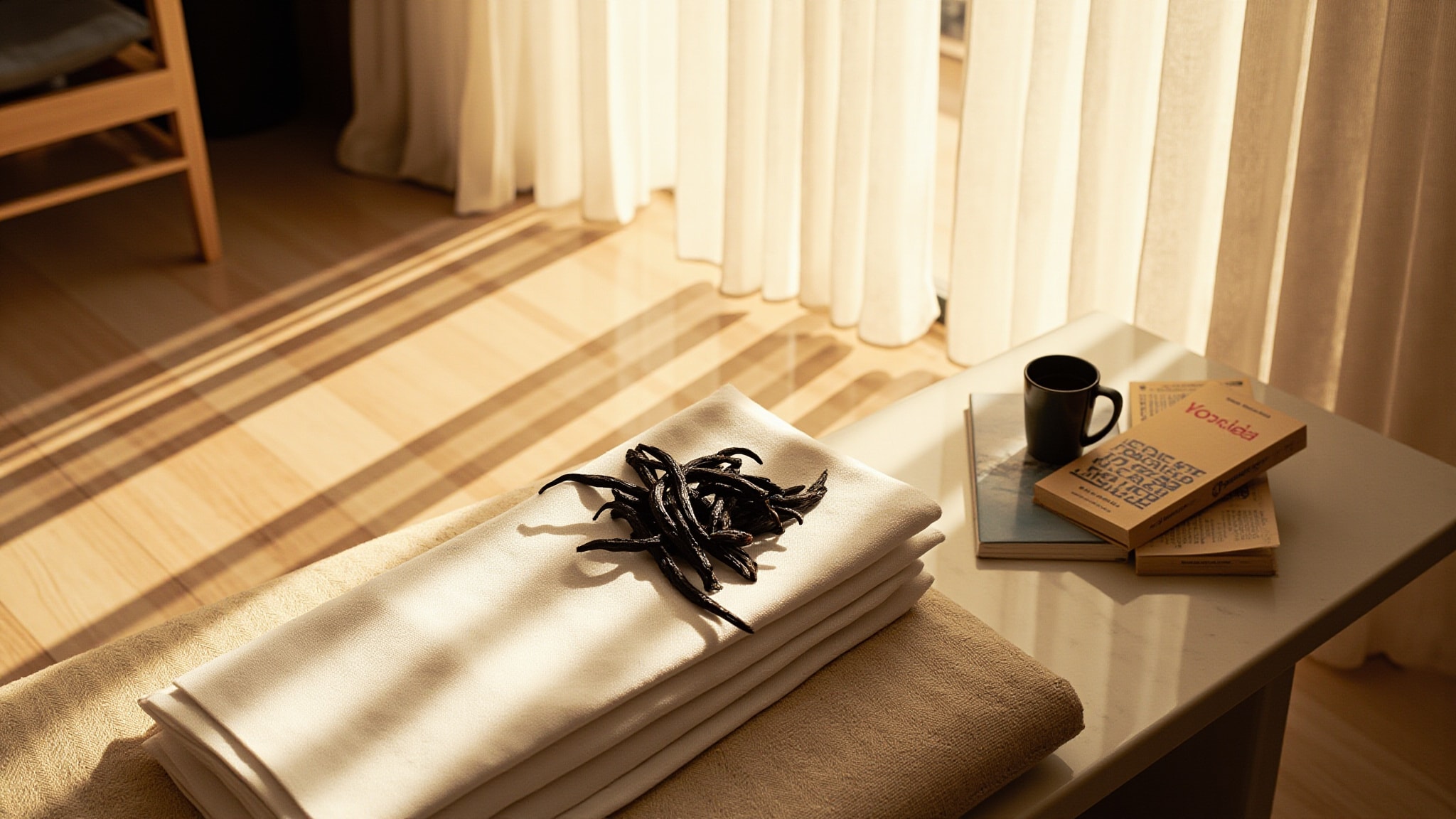 Linen Vanilla by Mith. Atmospheric mood