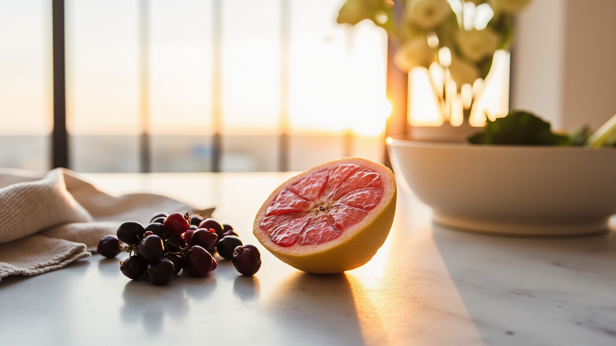 Thai Pomelo by Mith. Atmospheric mood