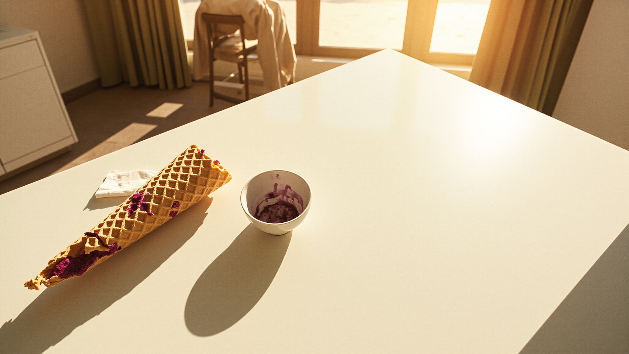 Taro Ice Cream by Mochiglow. Atmospheric mood