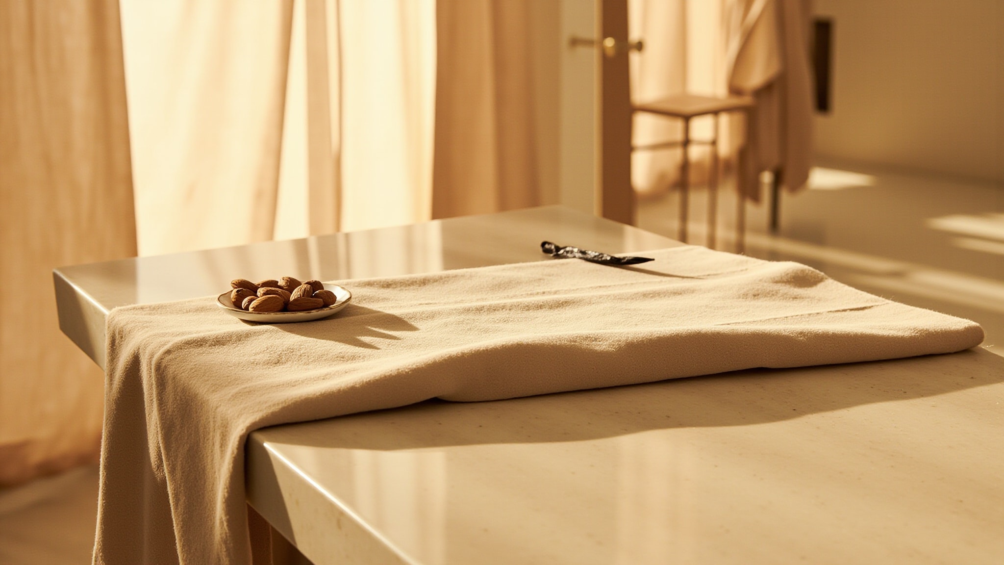 Beige Satin by Mohammadreza Kazemian. Atmospheric mood