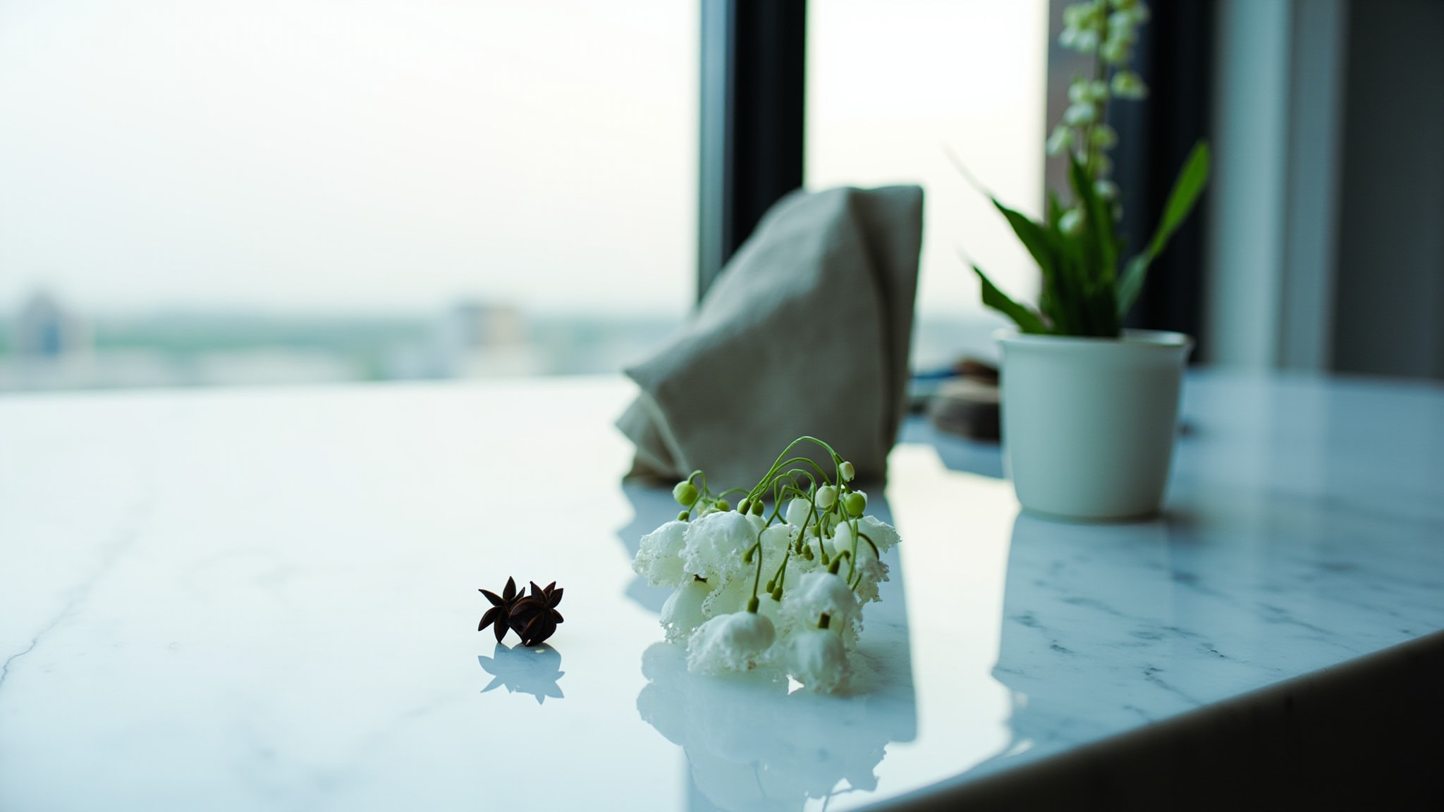 Dewy Lily of the Valley & Star Anise by Molton Brown. Atmospheric mood