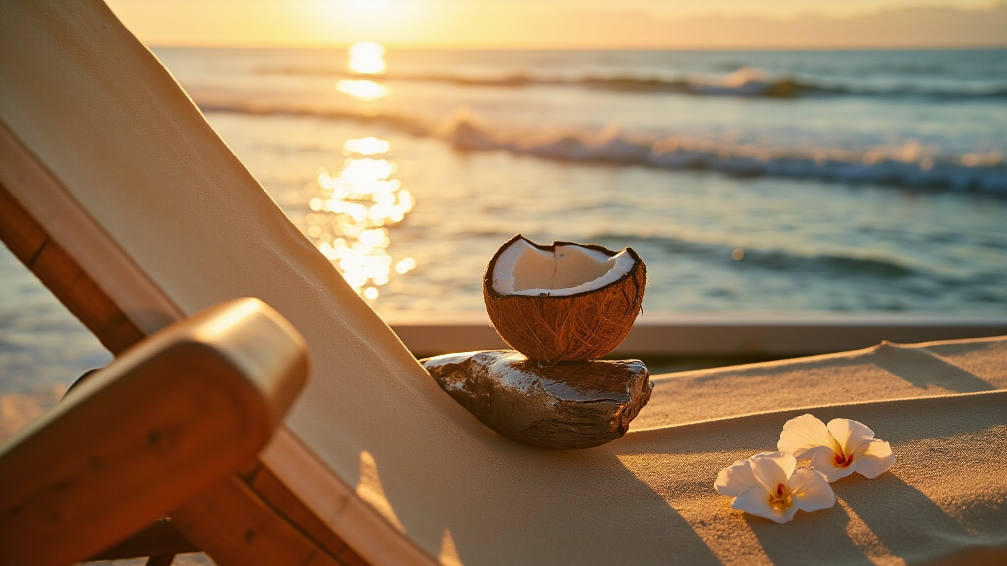 Monoï de Tahiti by Esprit Provence. Atmospheric mood