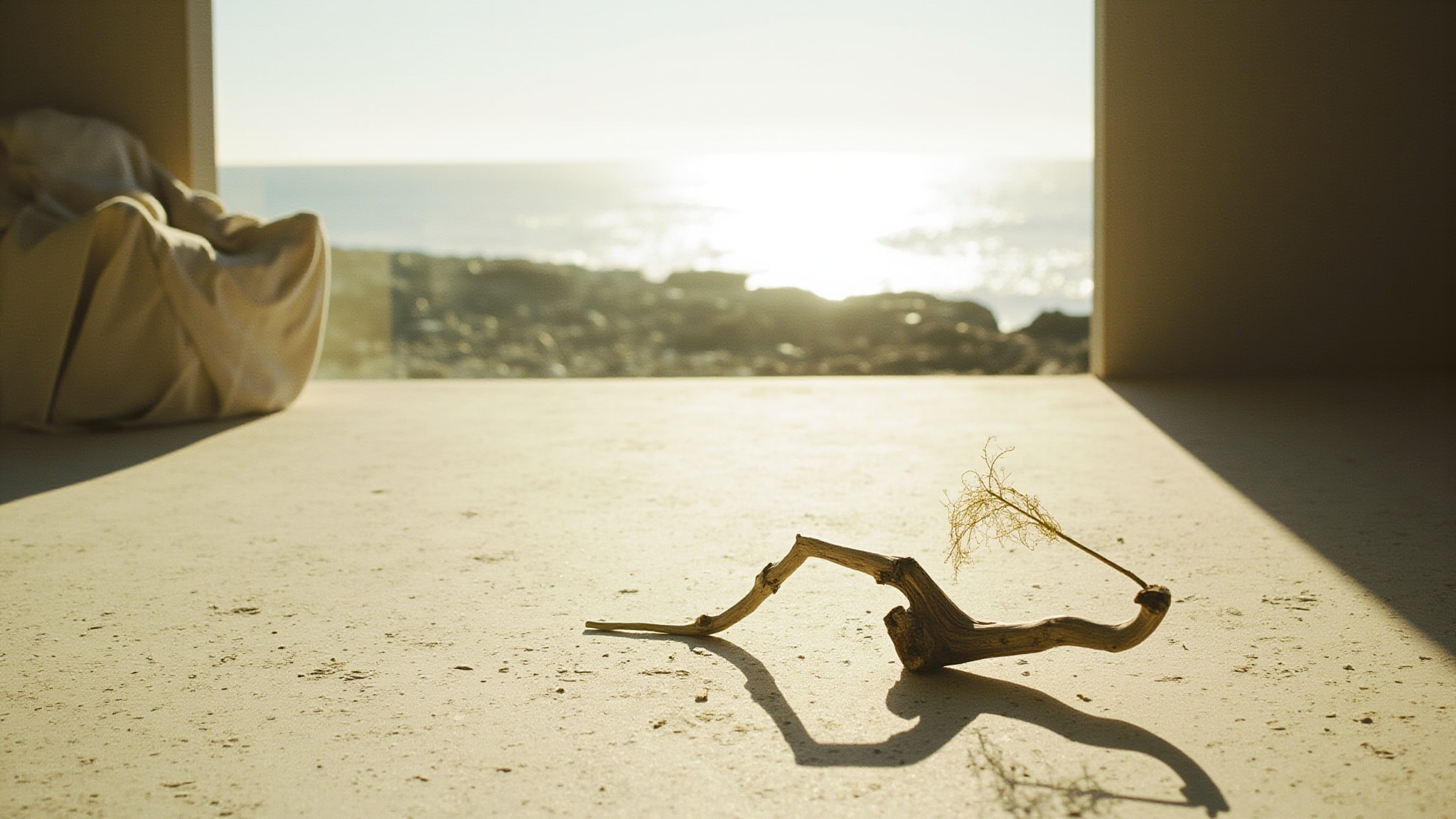 Sandflowers by Montale. Atmospheric mood