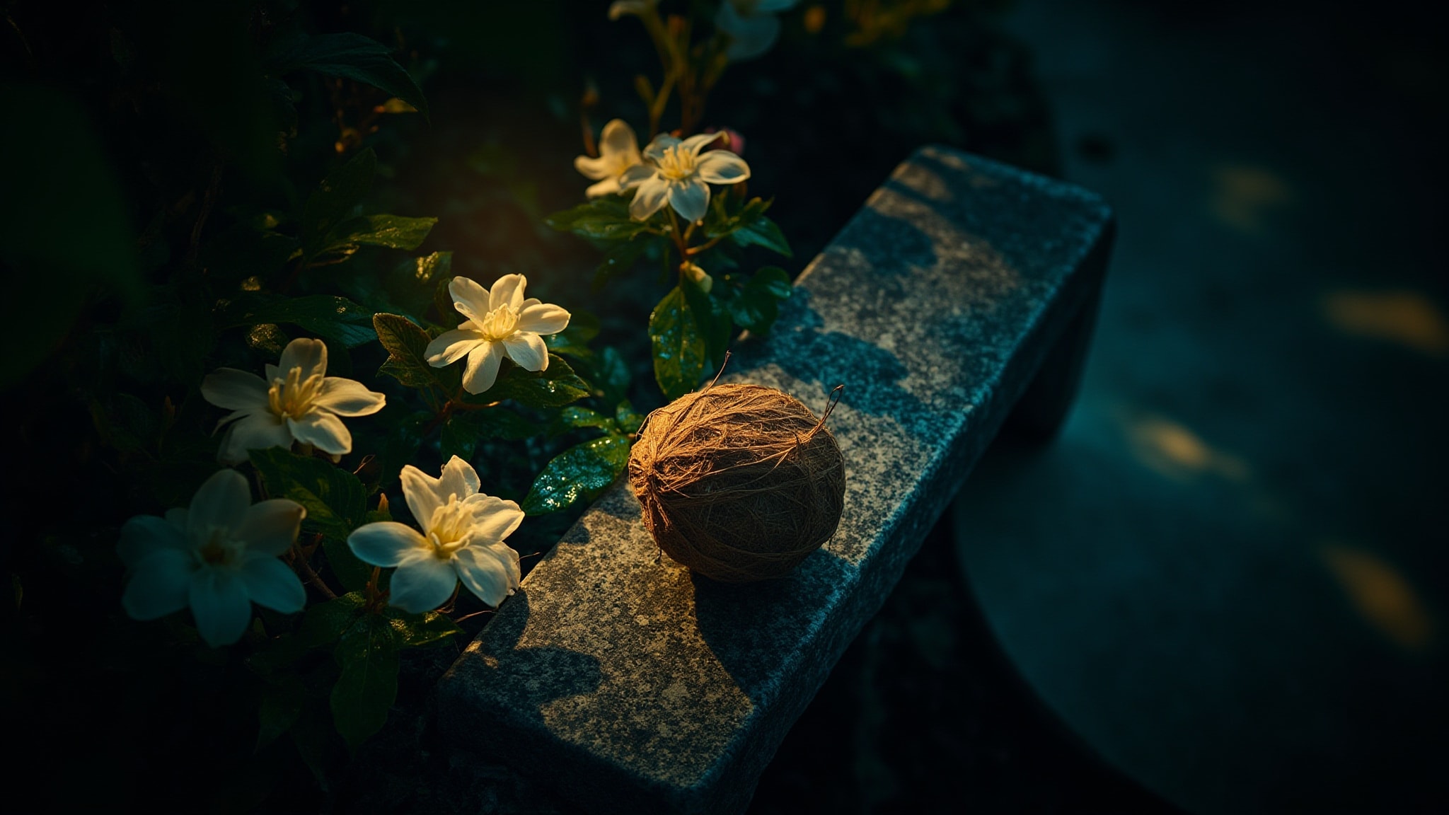 Moon Bloom by Hiram Green. Atmospheric mood