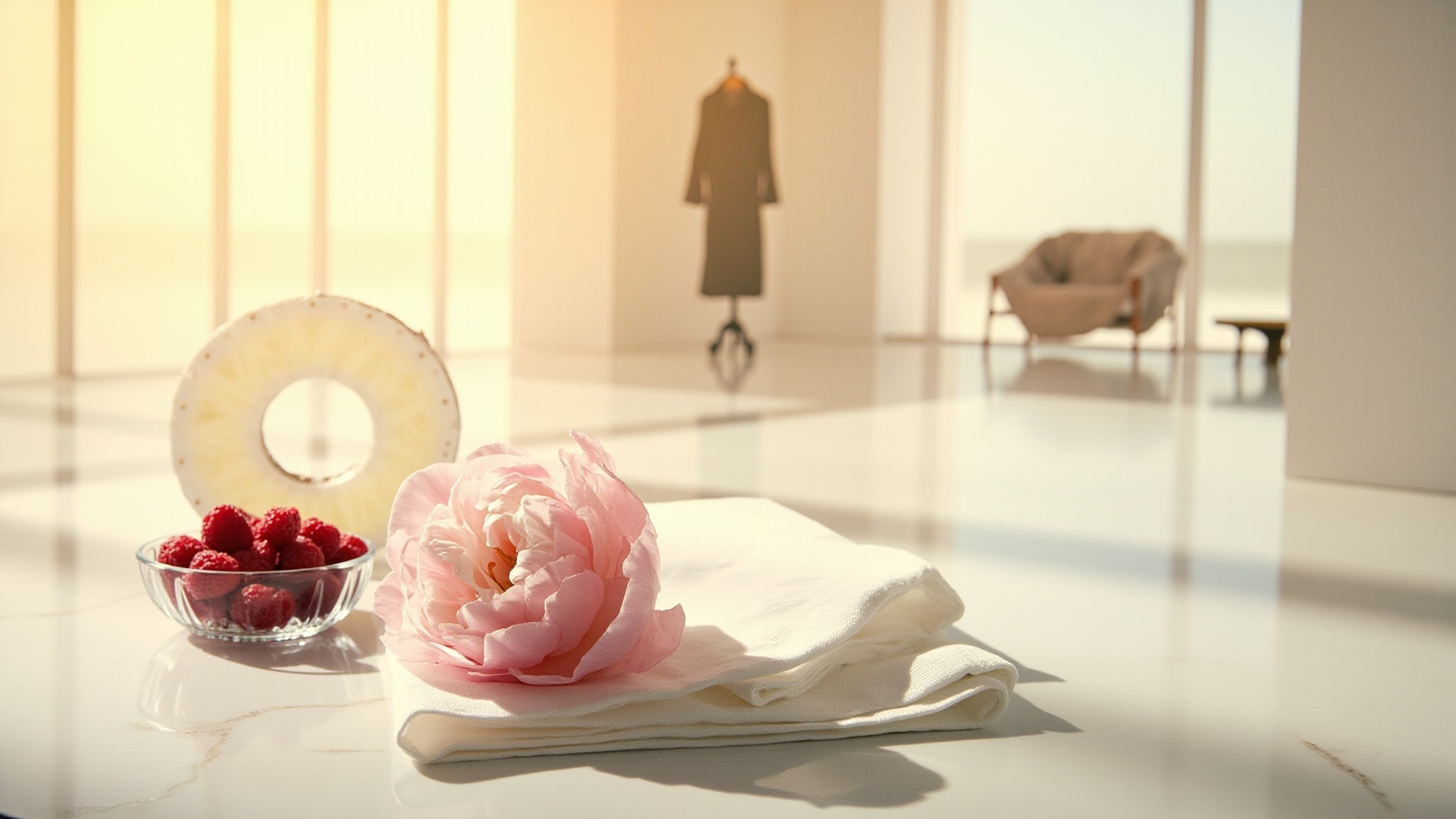 Pink Bouquet by Moschino. Atmospheric mood