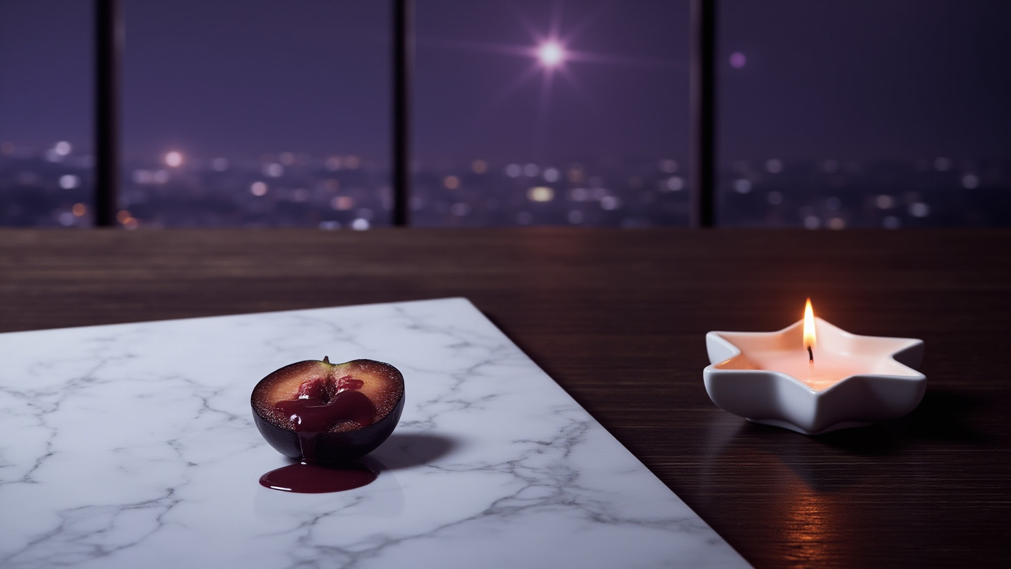 Angel Winter Star Extrait Limited Edition by Mugler. Atmospheric mood