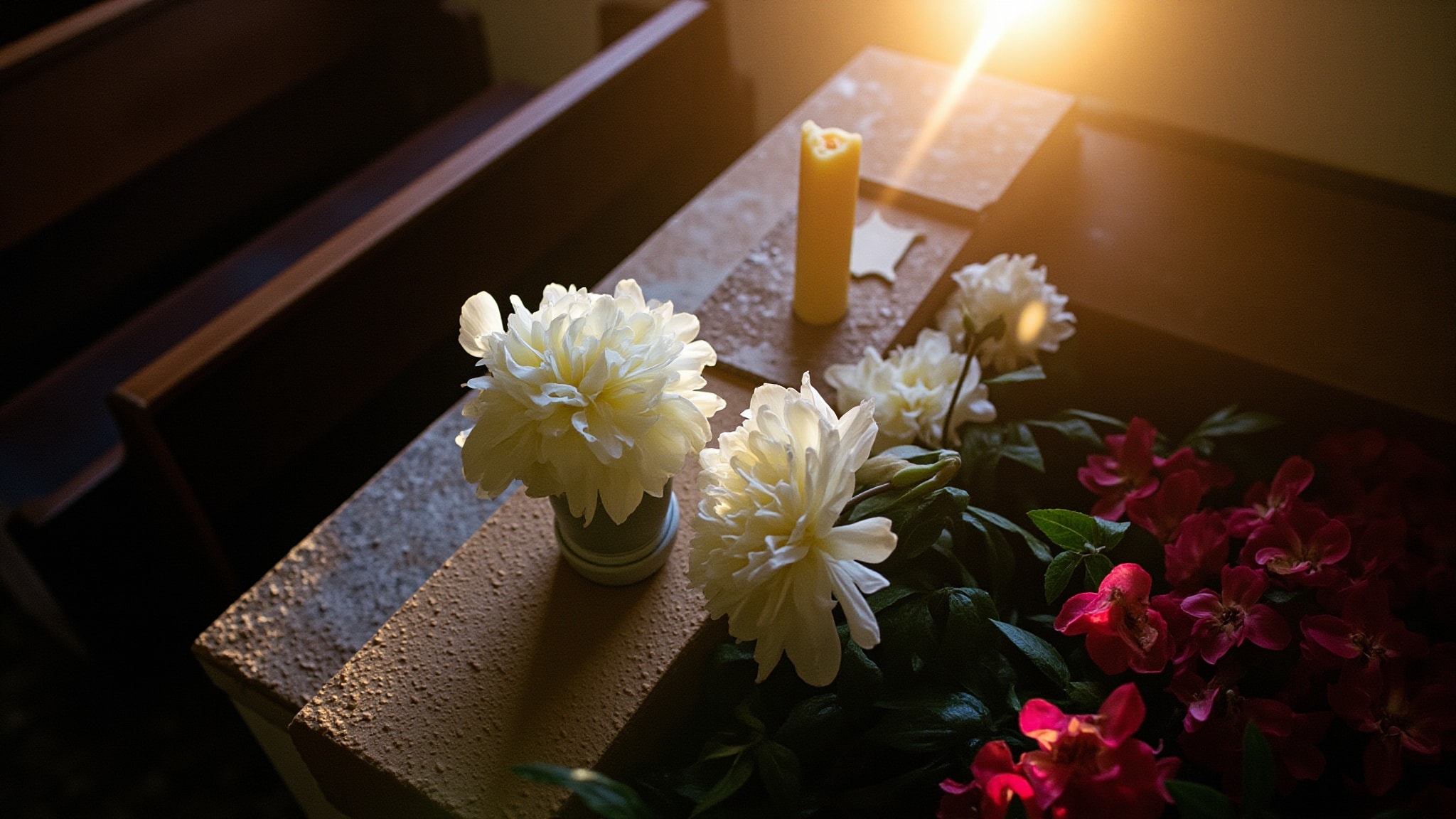 My Past Selves' Flowers by Toskovat'. Atmospheric mood
