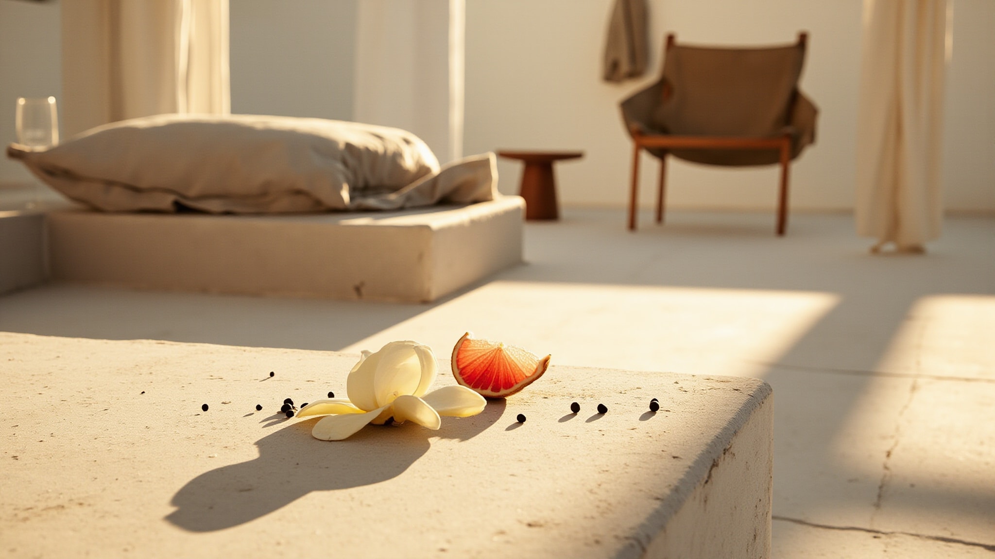 Crystals by Mykonos. Atmospheric mood